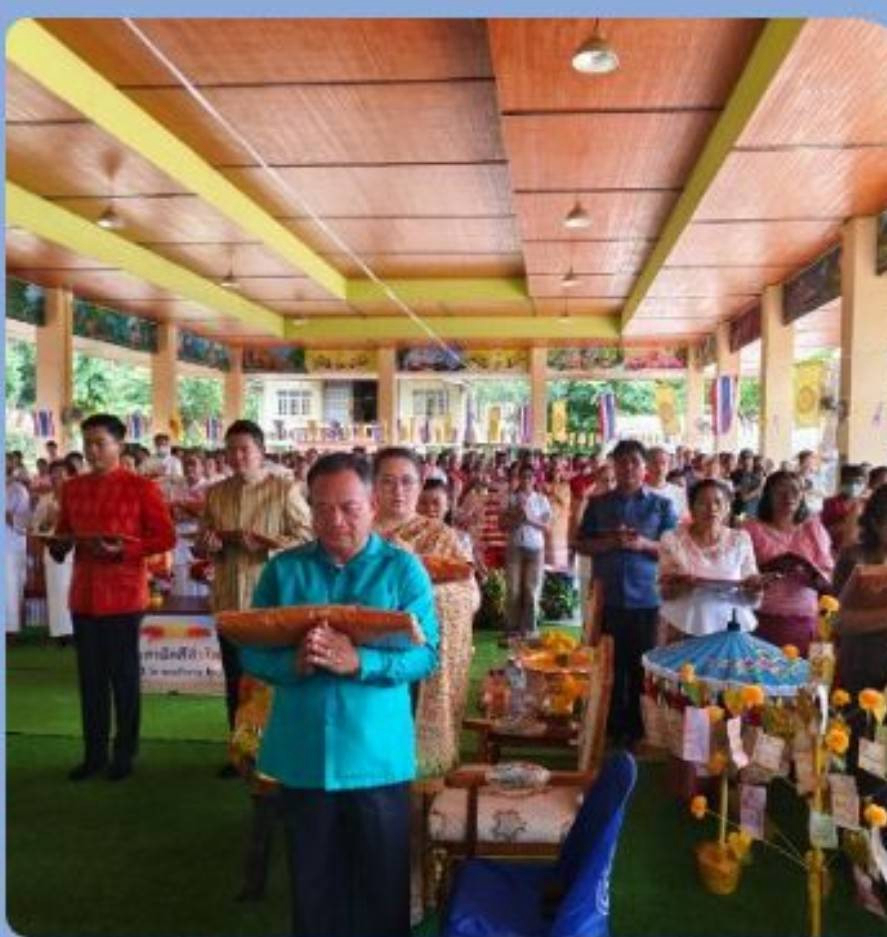 ภาพร่วมพิธีกรรมวัดห้วยทราย