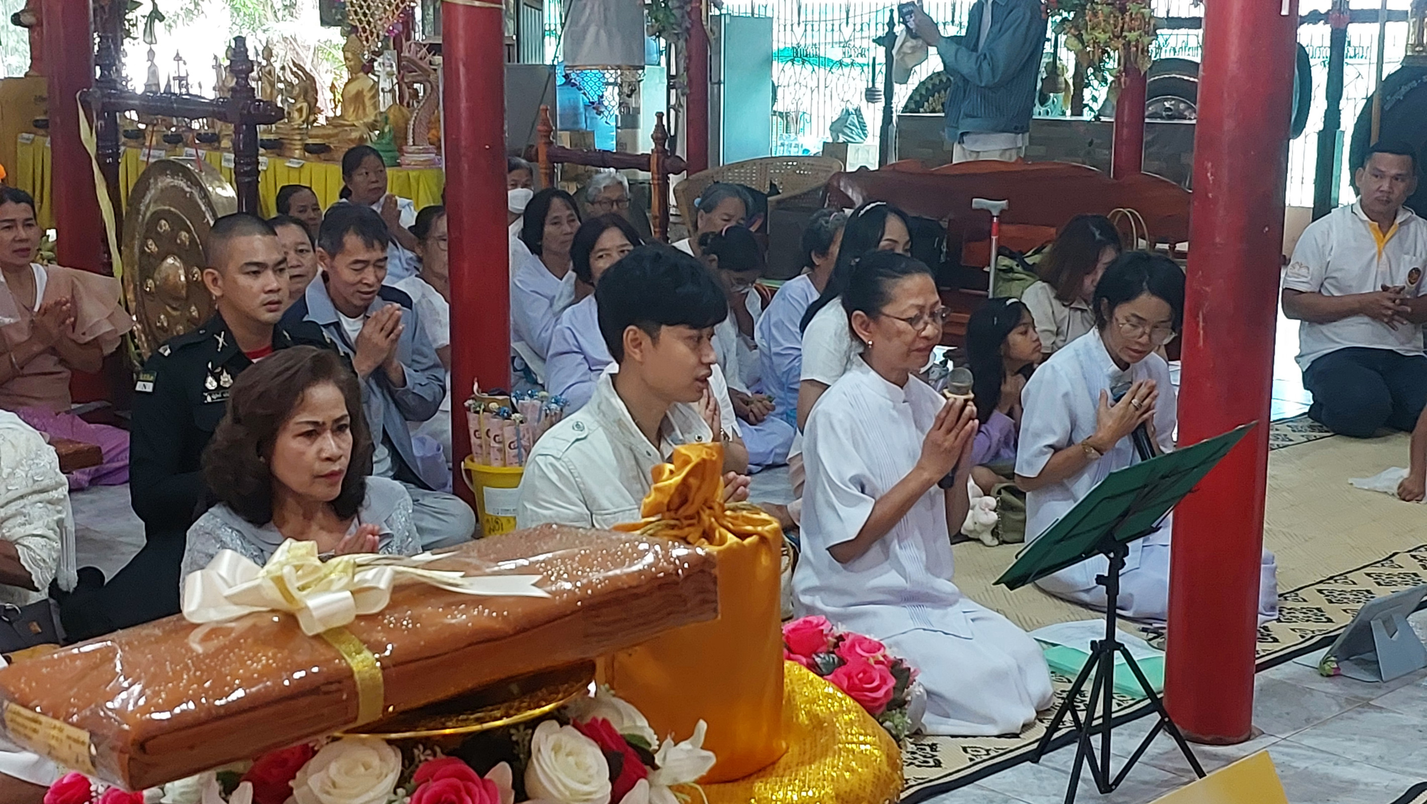 ภาพกล่าวคำถวายกฐินวัดกิตติราชเจริญศรี