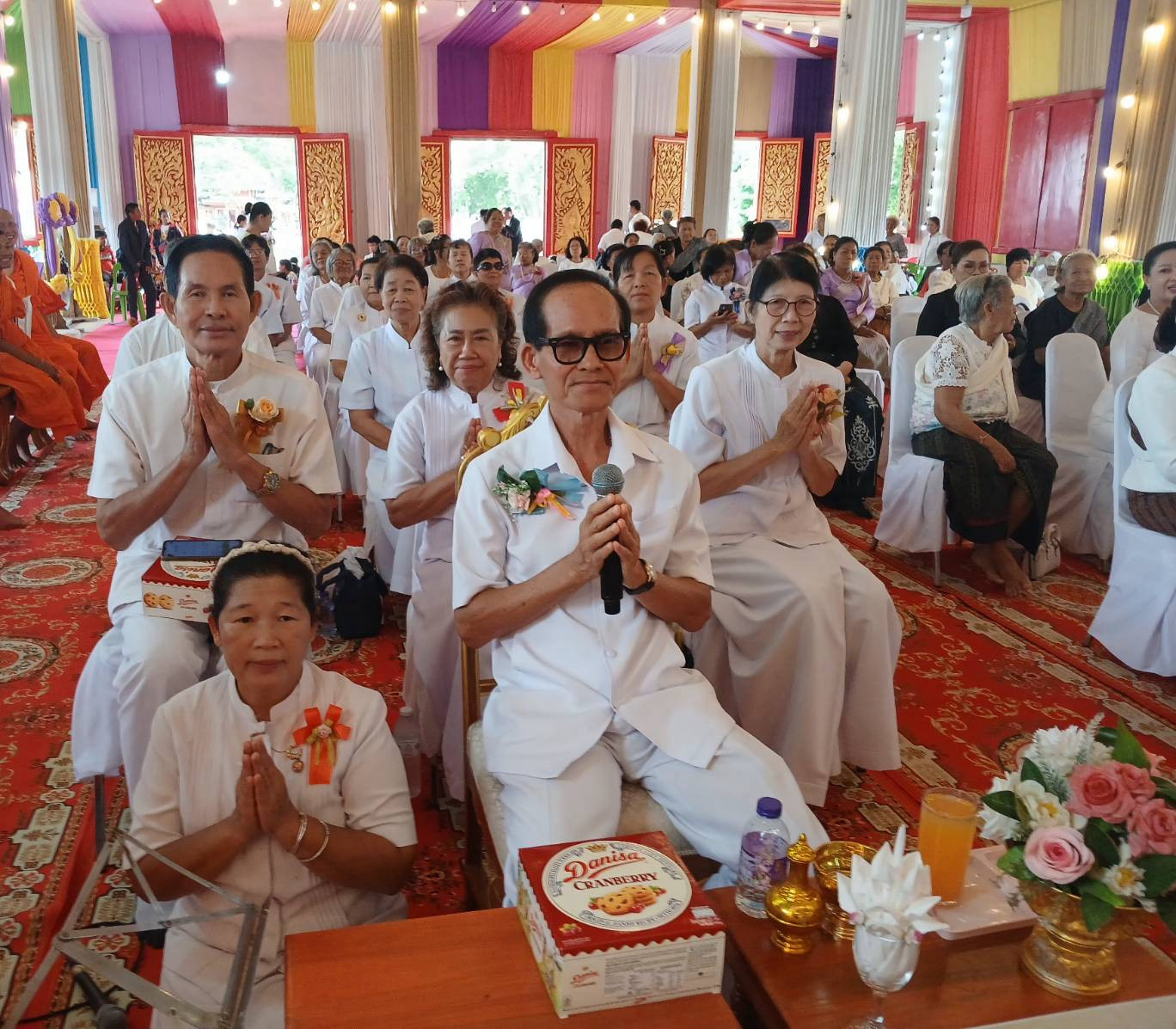 ภาพกล่าวคำถวายกฐินวัดบ้านหนองบั่ว