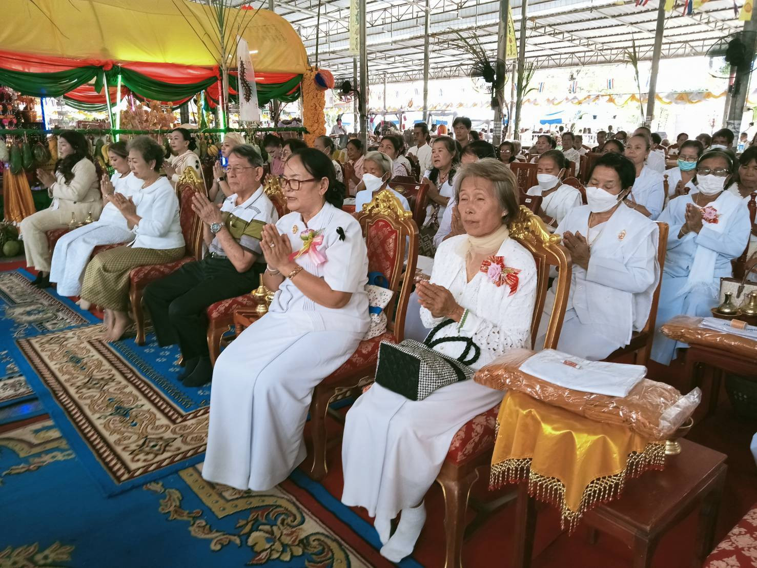 ภาพร่วมพิธีกรรมวัดปิปผลิวนาราม