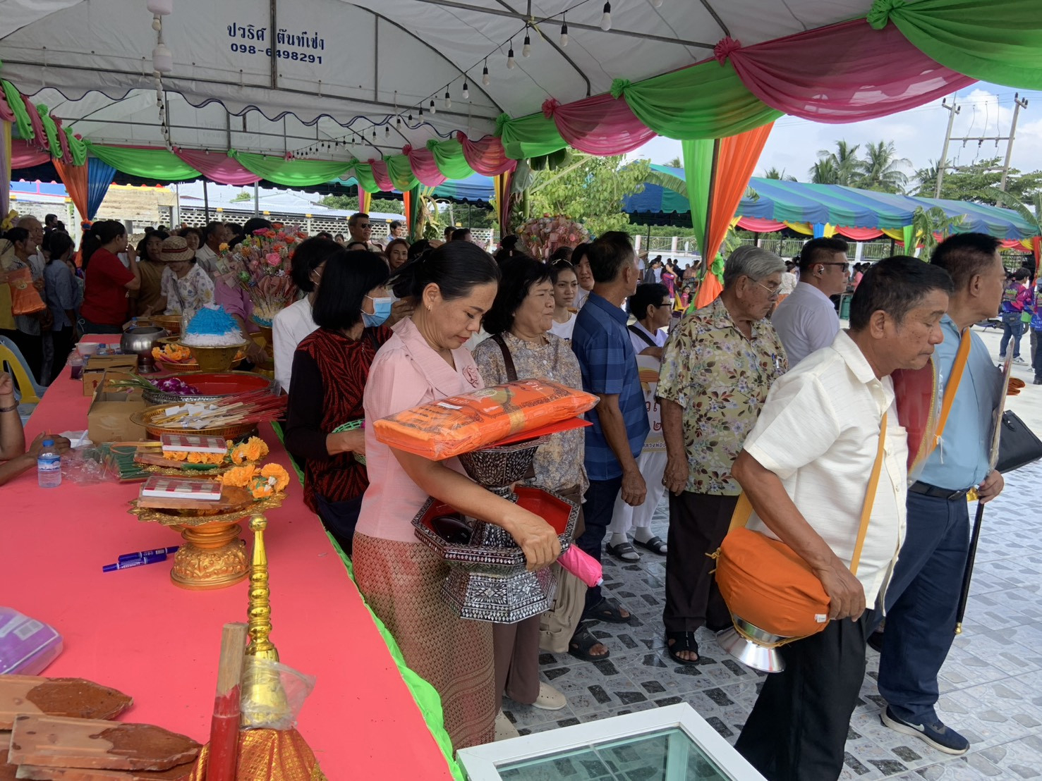 ภาพร่วมพิธีกรรมวัดบางวัฒนาสามัคคี