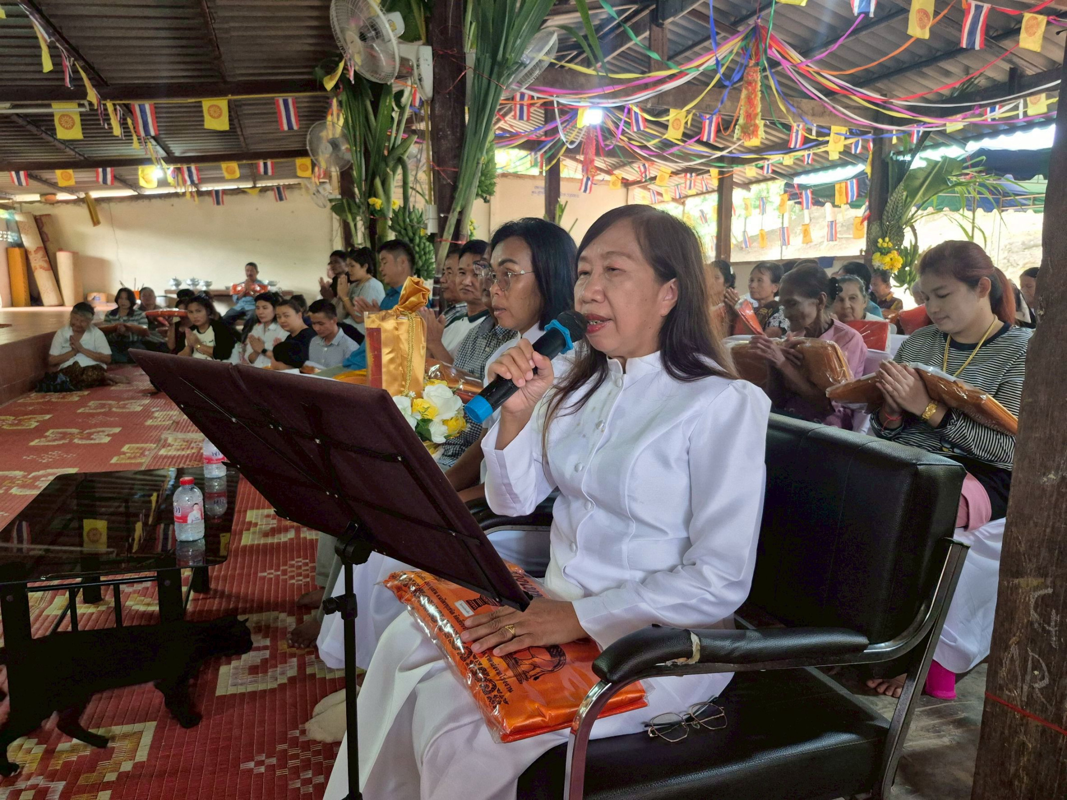 ภาพกล่าวคำถวายกฐินวัดพระธรรมจาริก