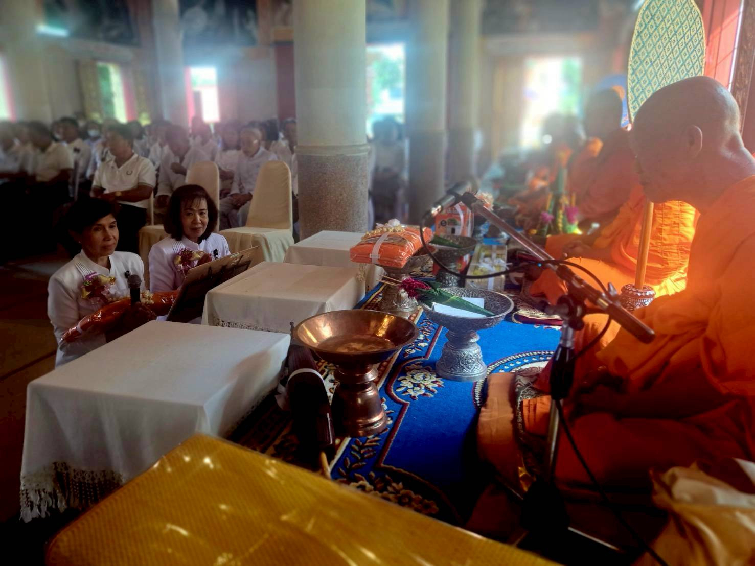 ภาพกล่าวคำถวายกฐินวัดปลายนาหลวง