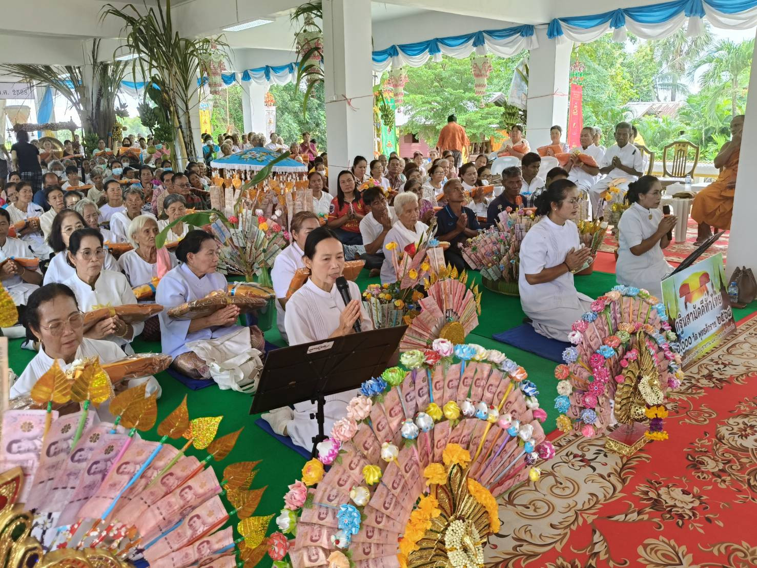 ภาพร่วมพิธีกรรมวัดพุทราพัฒนาราม