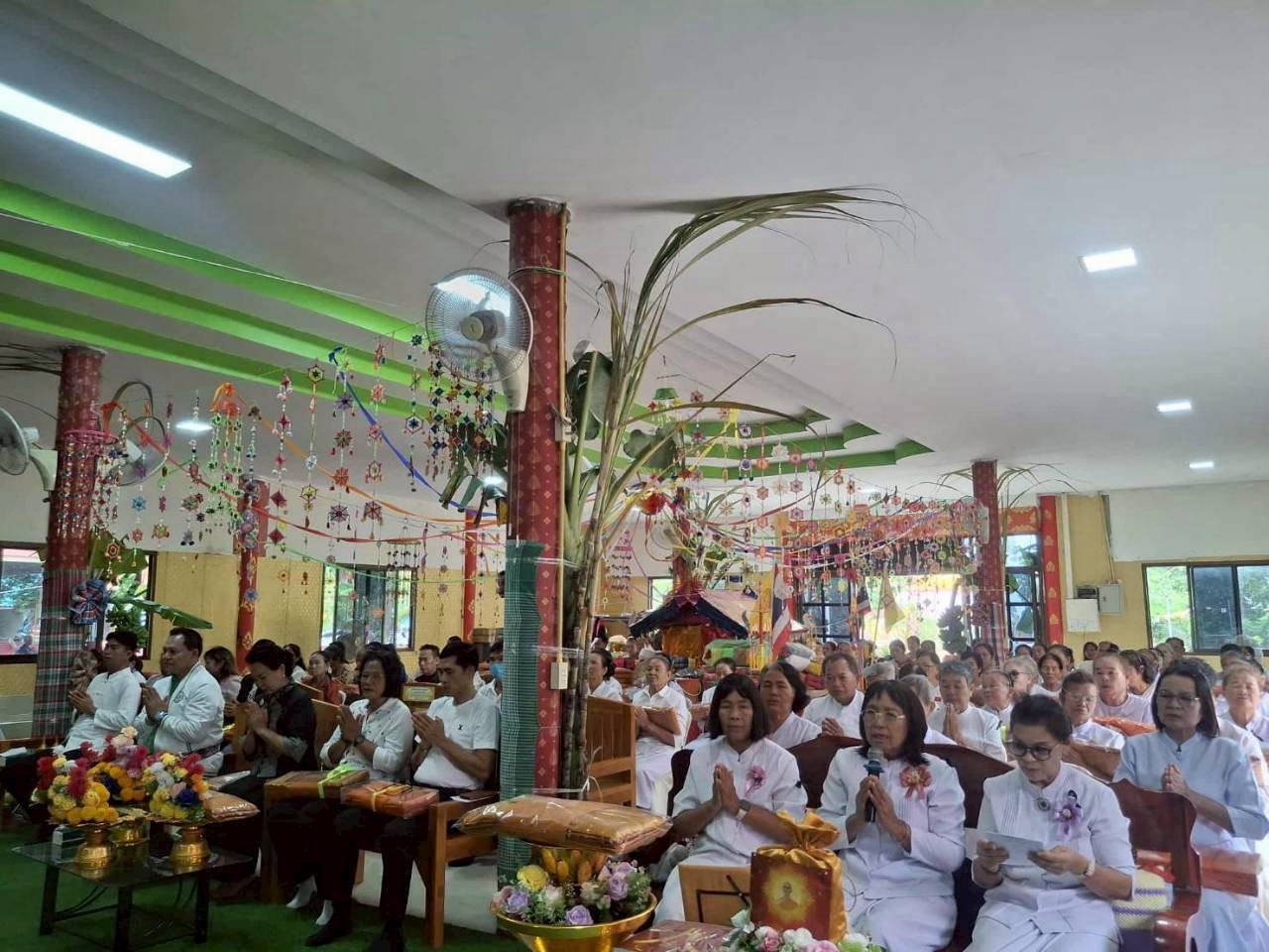 ภาพกล่าวคำถวายกฐินวัดหินโคนพัฒนา