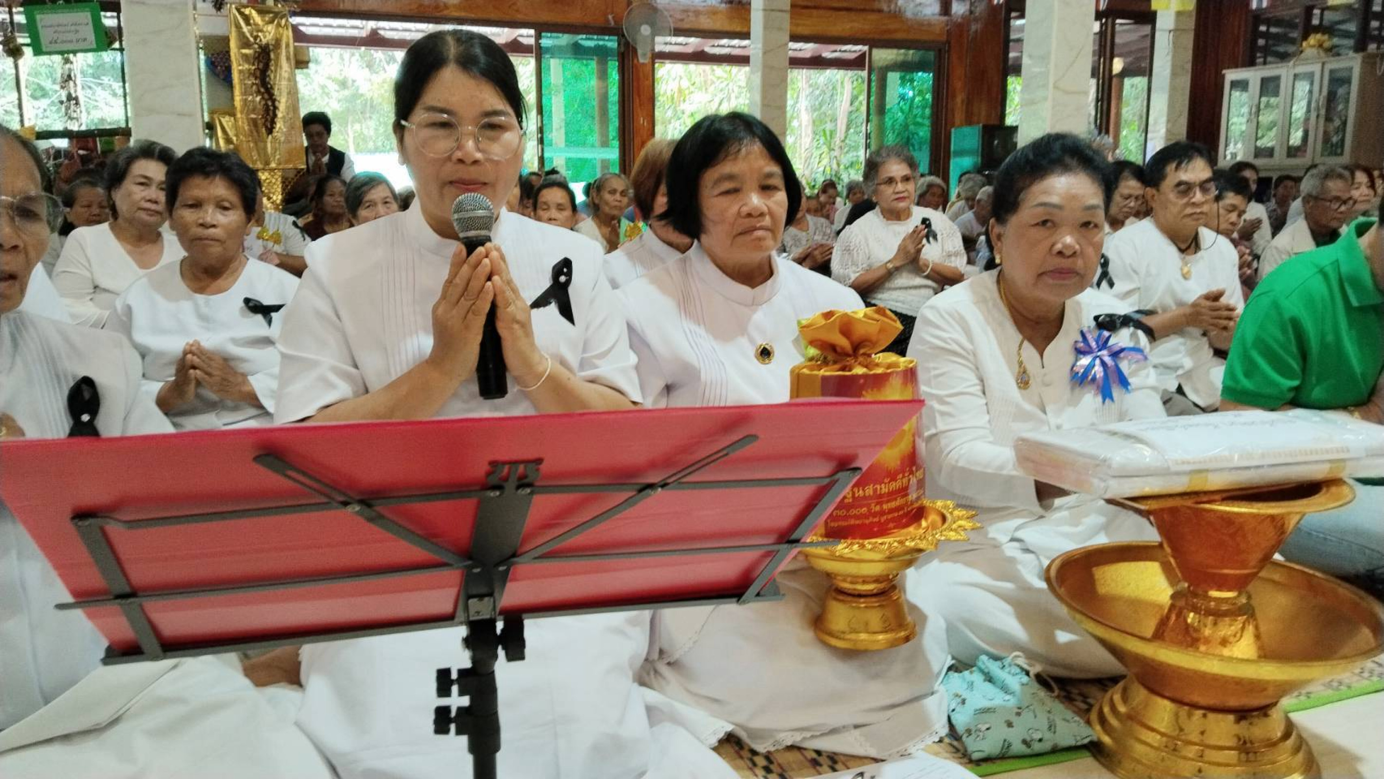 ภาพกล่าวคำถวายกฐินวัดป่าสามัคคีเจริญธรรม (ภูหัวบ้าน)