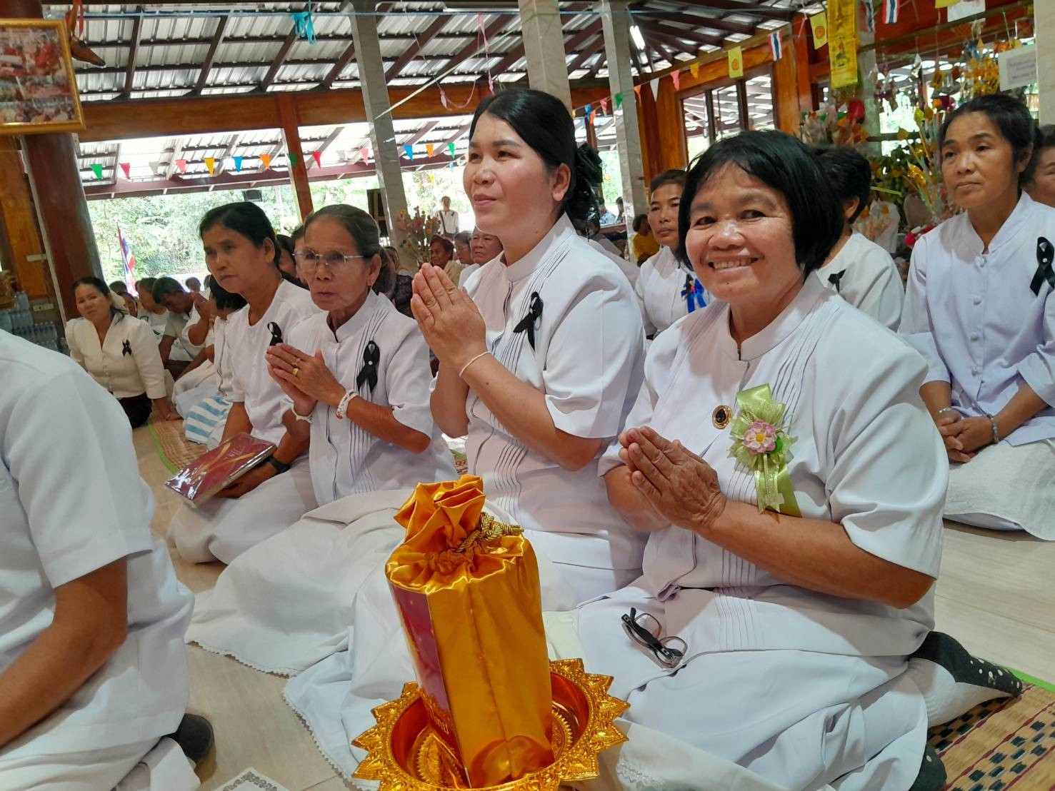 ภาพร่วมพิธีกรรมวัดป่าสามัคคีเจริญธรรม (ภูหัวบ้าน)