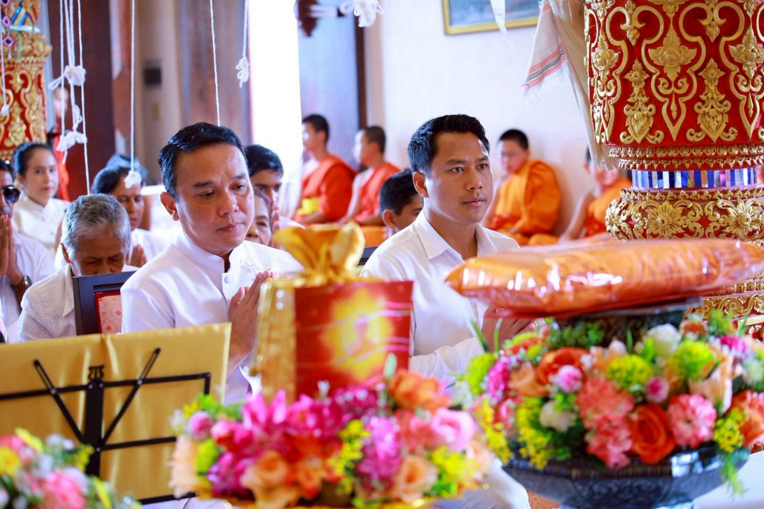 ภาพร่วมพิธีกรรมวัดเวียงพาน