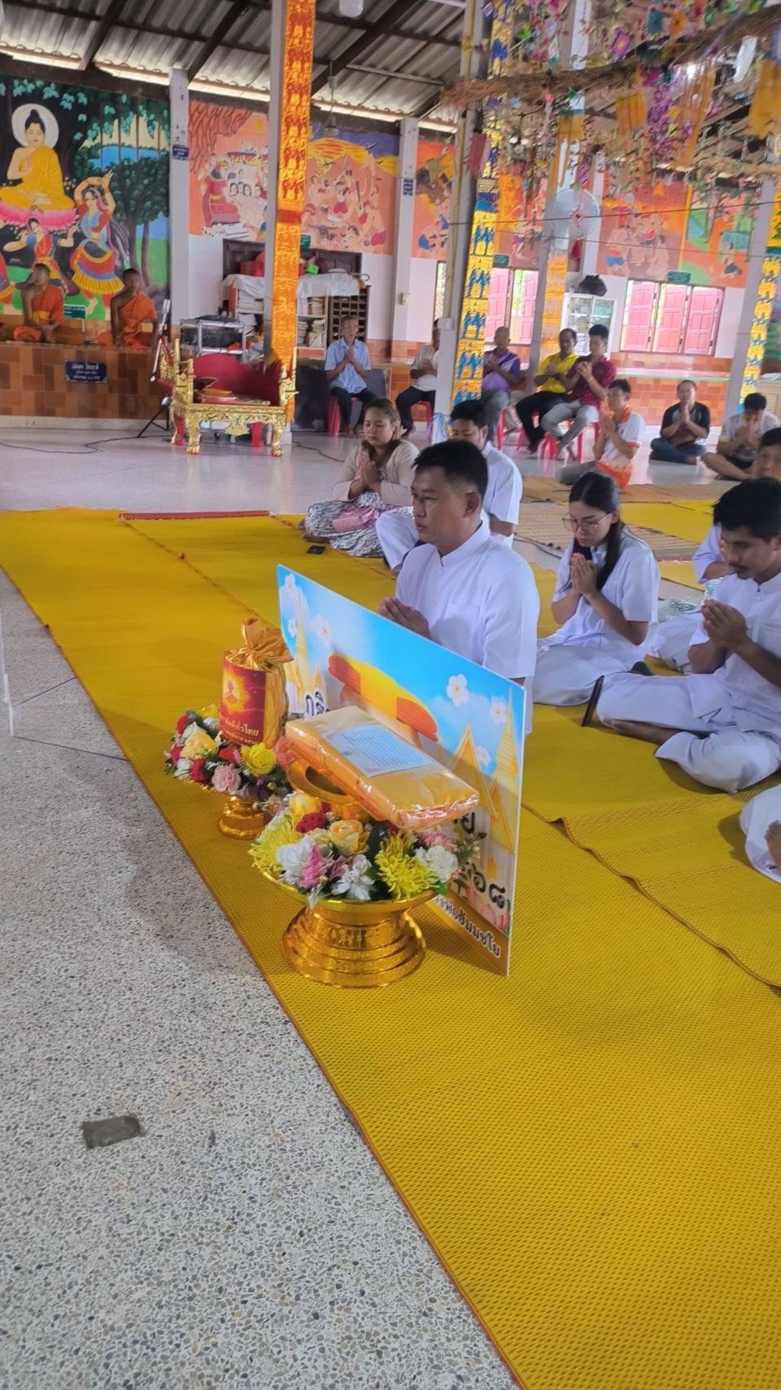 ภาพร่วมพิธีกรรมวัดสุทธิการาม