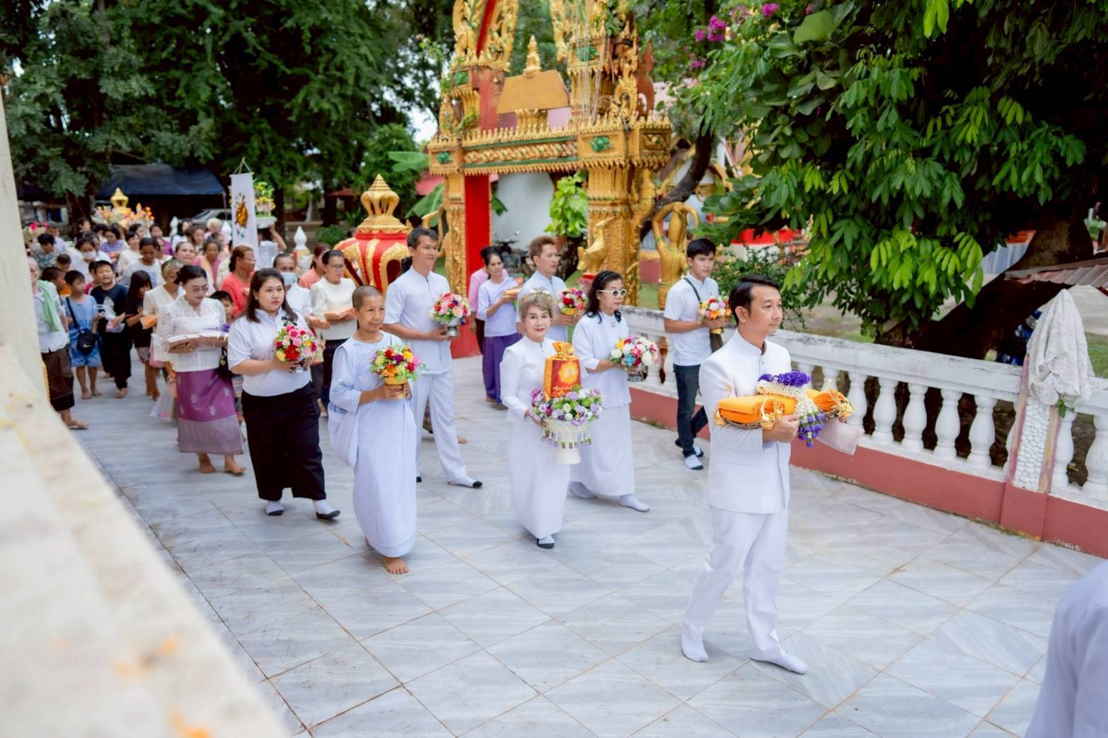 ภาพร่วมพิธีกรรมวัดโพธิ์ชุมพัฒนาราม