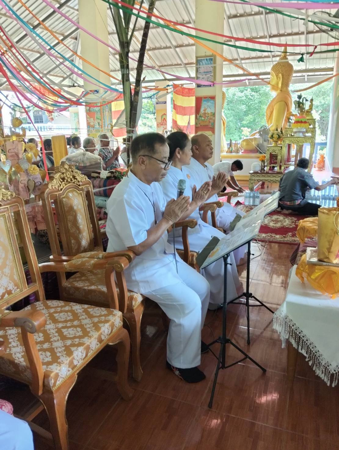 ภาพกล่าวคำถวายกฐินวัดคลองหินนอก