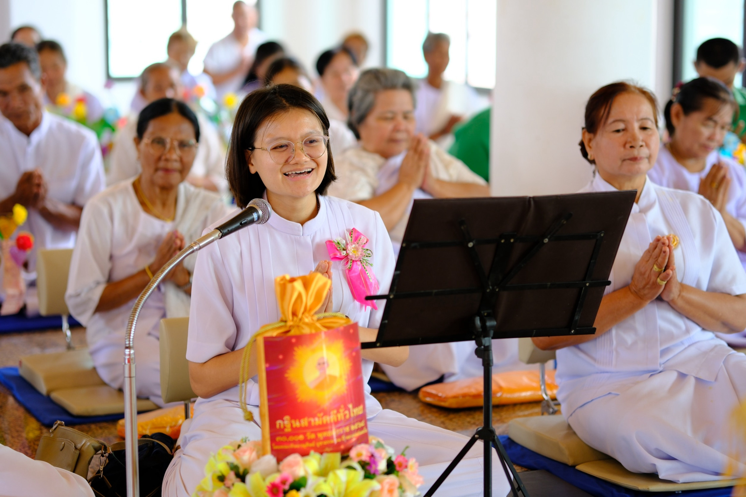 ภาพกล่าวคำถวายกฐินวัดหนองกินเพล