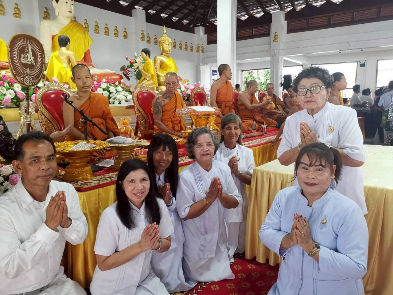 ภาพร่วมพิธีกรรมวัดมะขามเฒ่า