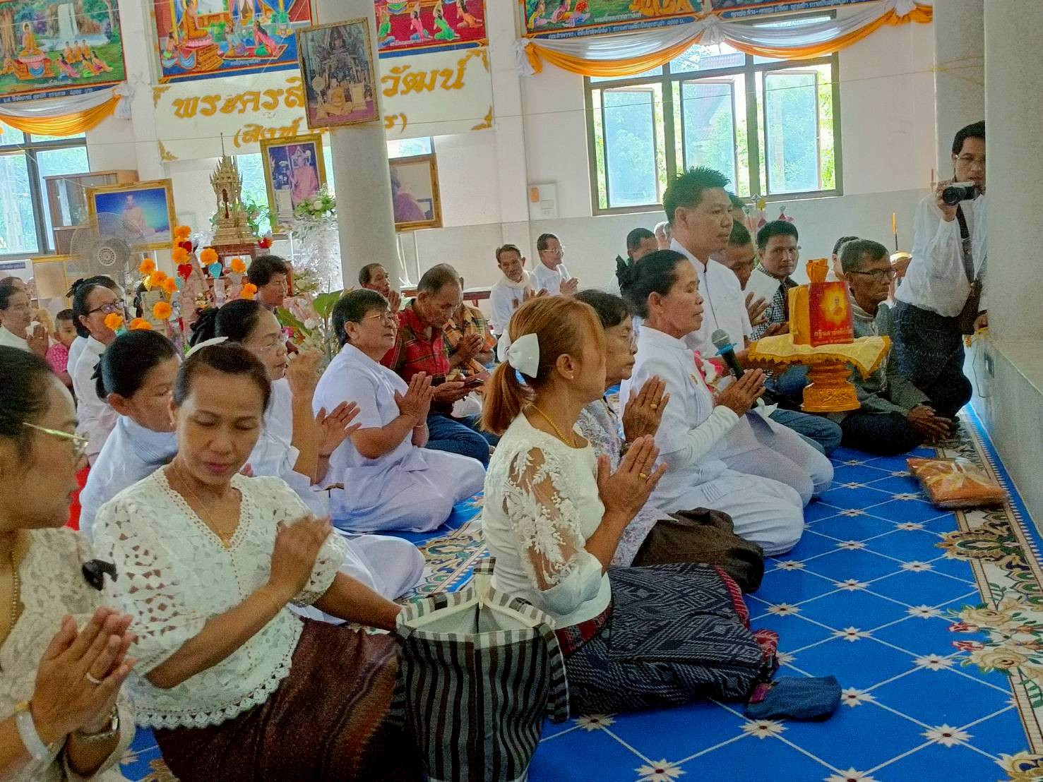 ภาพกล่าวคำถวายกฐินวัดศรีสุข