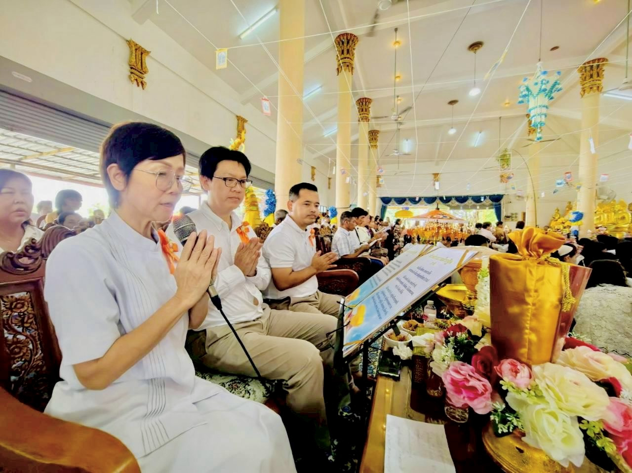 ภาพกล่าวคำถวายกฐินวัดโคธาราม