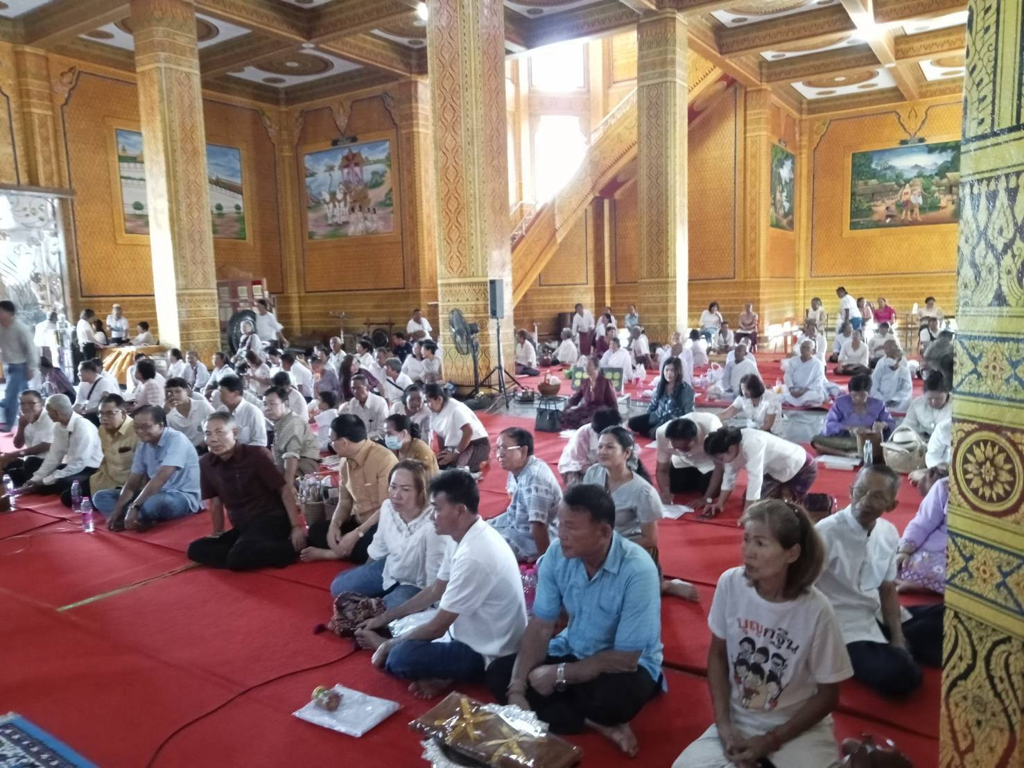 ภาพร่วมพิธีกรรมวัดหนองใต้