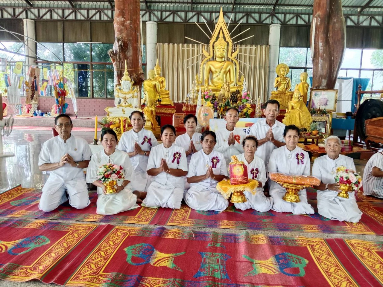 ภาพร่วมพิธีกรรมวัดดอนกลาง