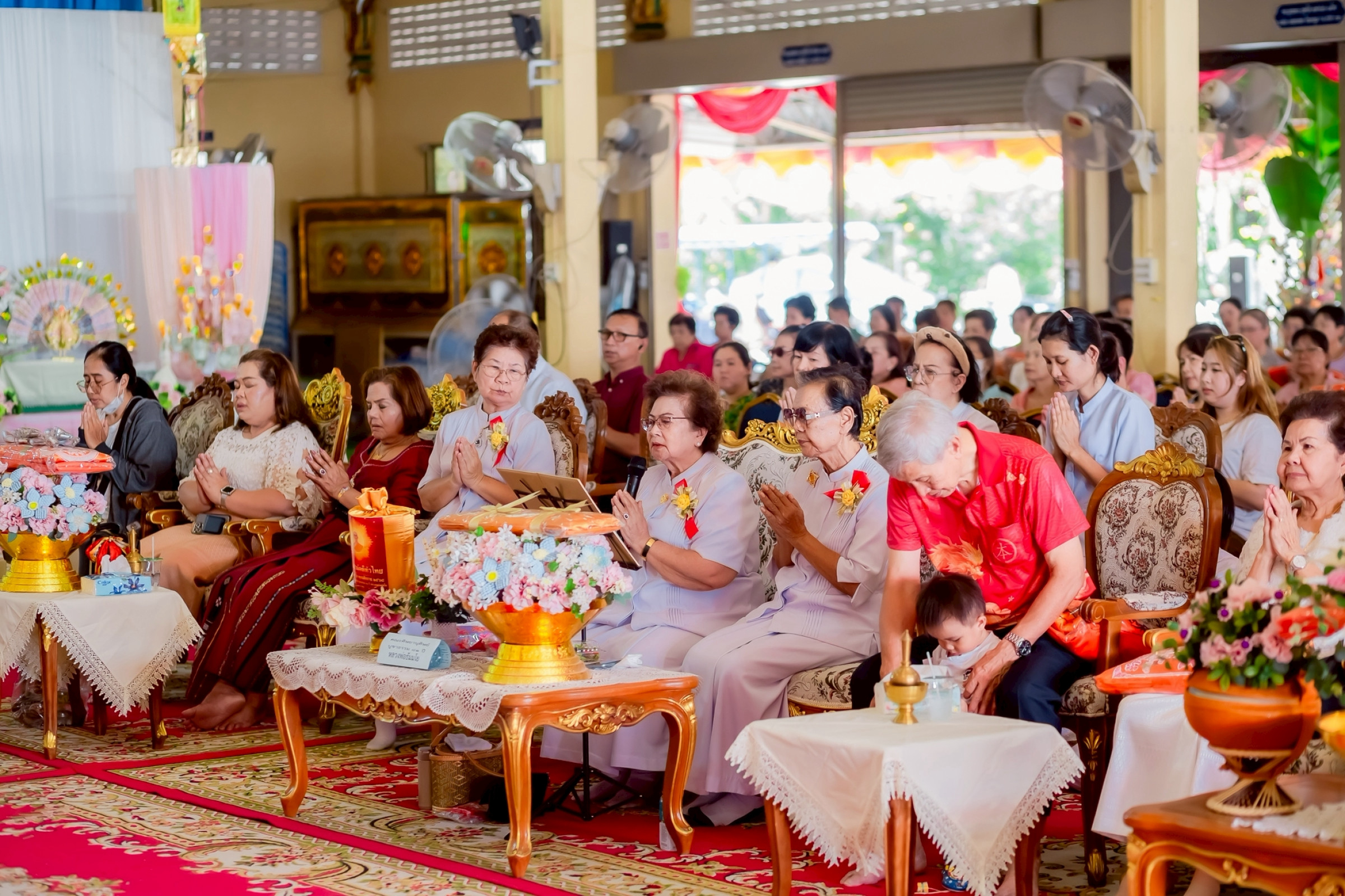 ภาพร่วมพิธีกรรมวัดแก้วจันทราราม