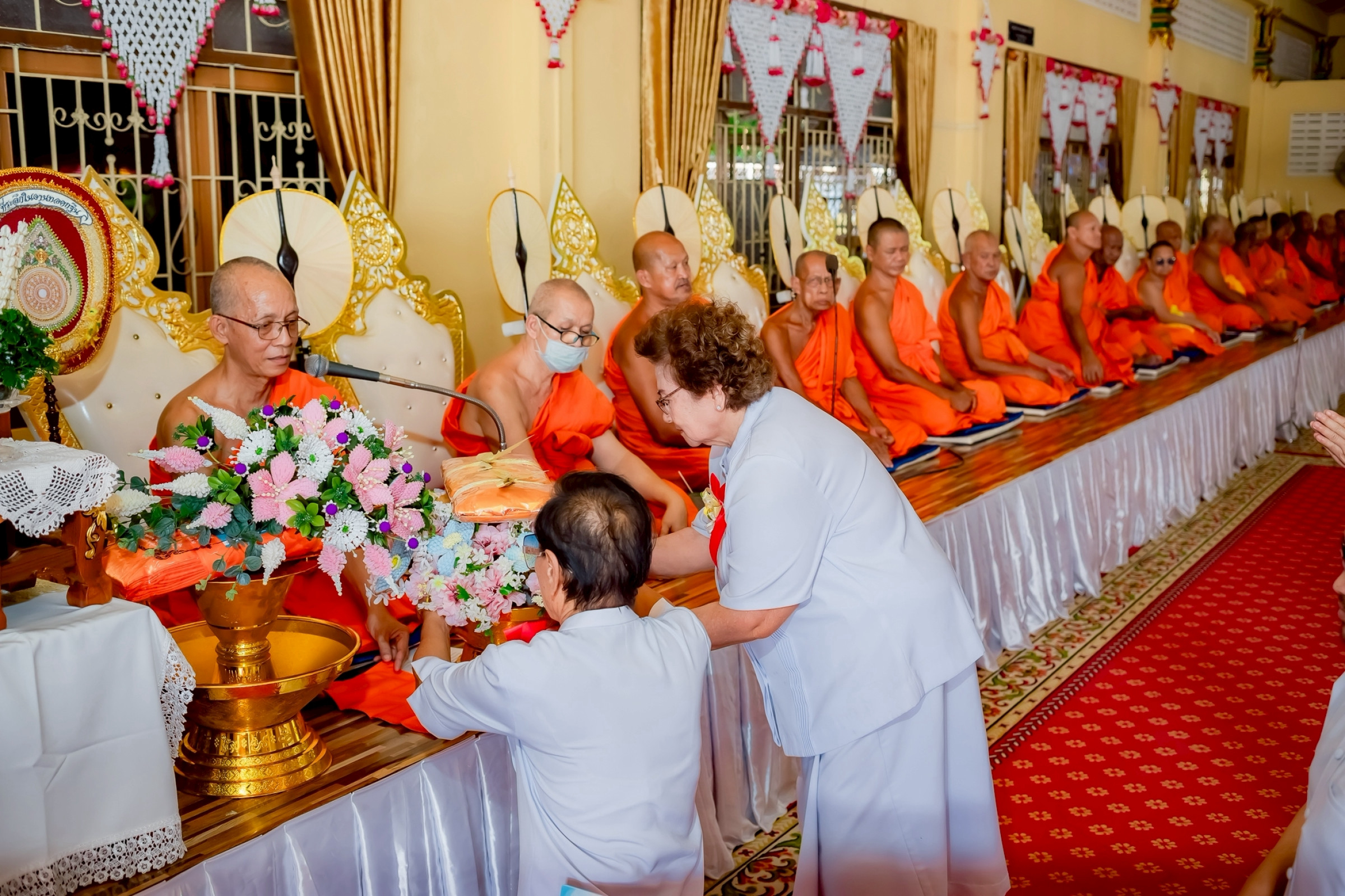 ภาพร่วมพิธีกรรมวัดแก้วจันทราราม