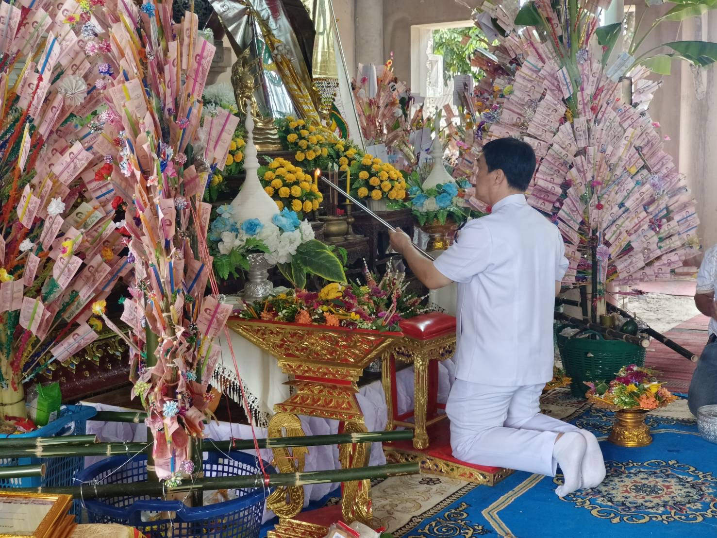 ภาพร่วมพิธีกรรมวัดห้วยสัก