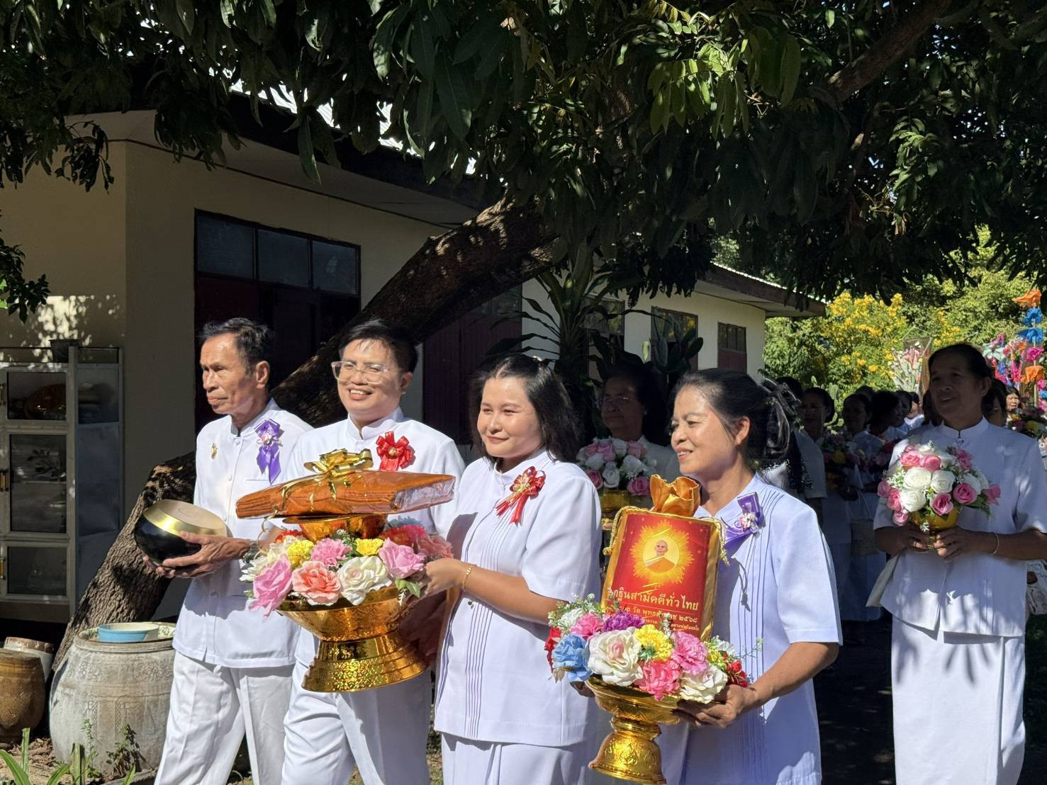 ภาพกล่าวคำถวายกฐินวัดโศกกะฐิน