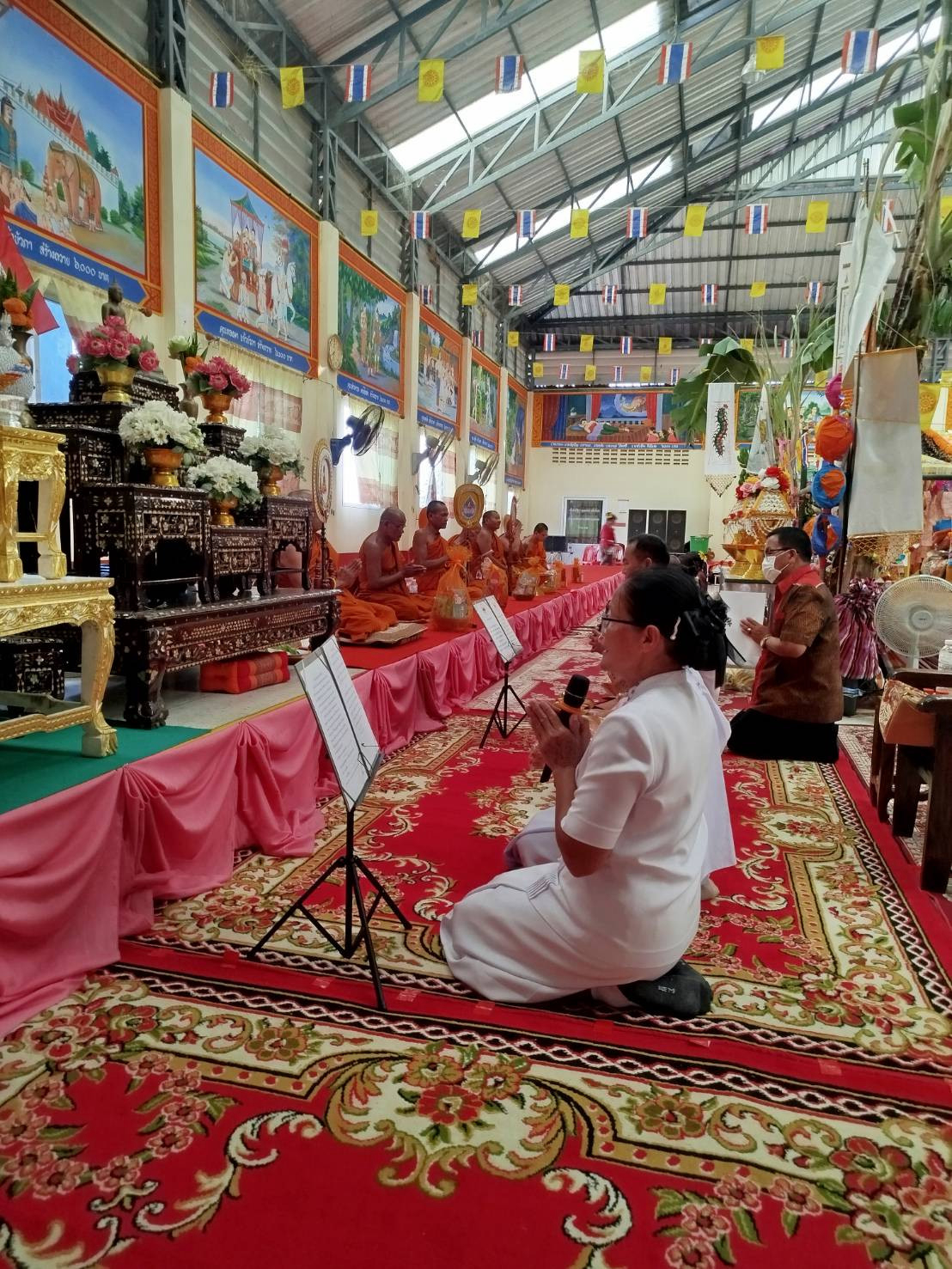 ภาพกล่าวคำถวายกฐินวัดอมราวาส