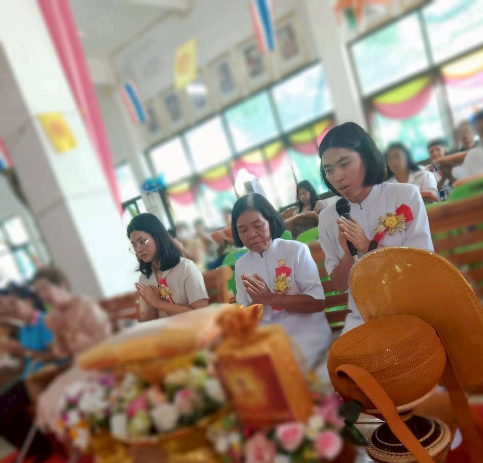 ภาพกล่าวคำถวายกฐินวัดพรมทินใต้