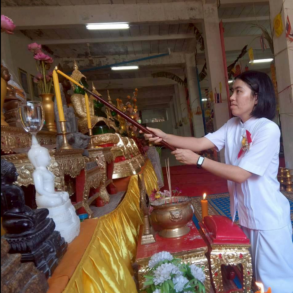 ภาพร่วมพิธีกรรมวัดพรมทินใต้