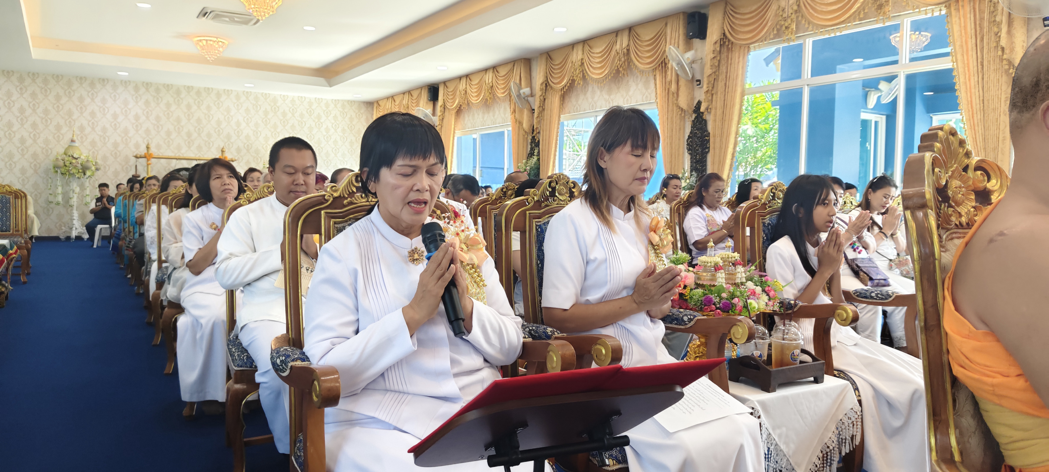 ภาพกล่าวคำถวายกฐินวัดร่องเสือเต้น