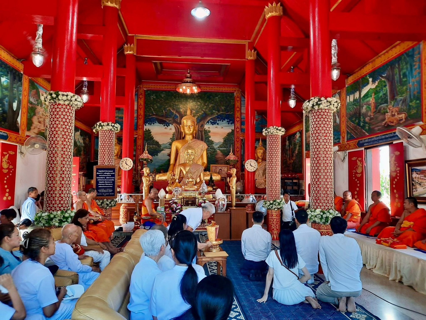 ภาพร่วมพิธีกรรมวัดพระธาตุคู่บุญ