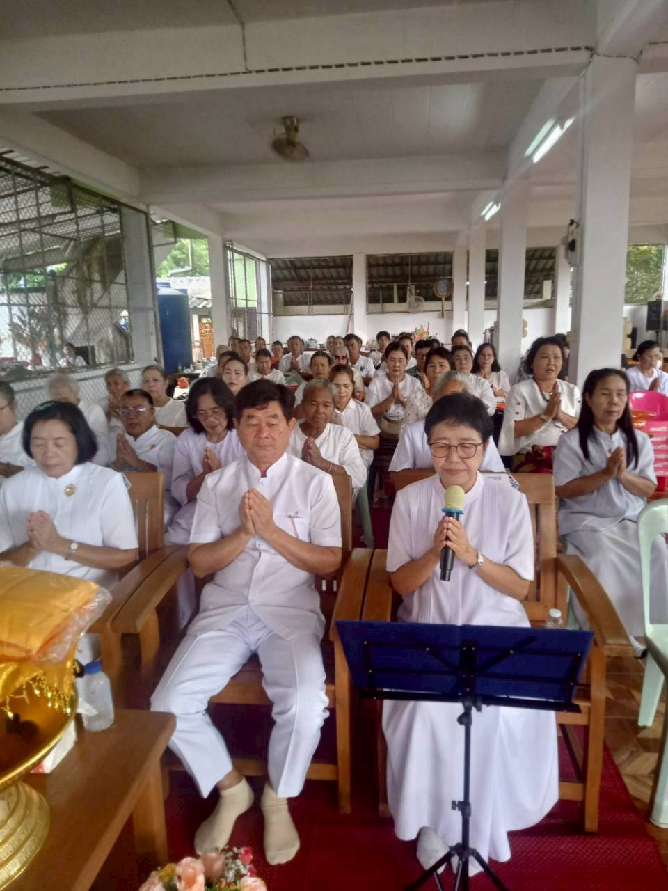 ภาพกล่าวคำถวายกฐินวัดแขมบัณฑิตตะนาราม