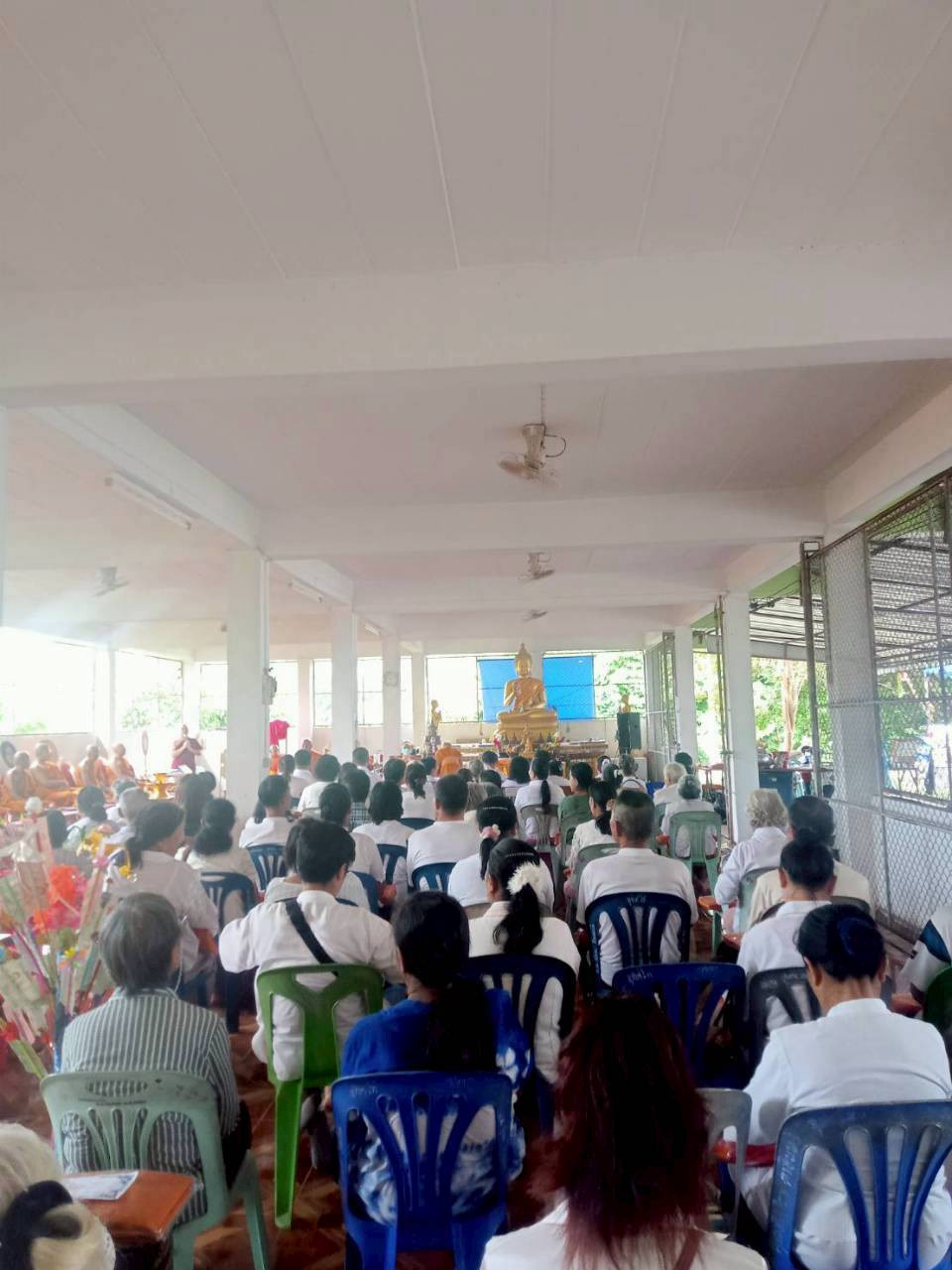 ภาพร่วมพิธีกรรมวัดแขมบัณฑิตตะนาราม