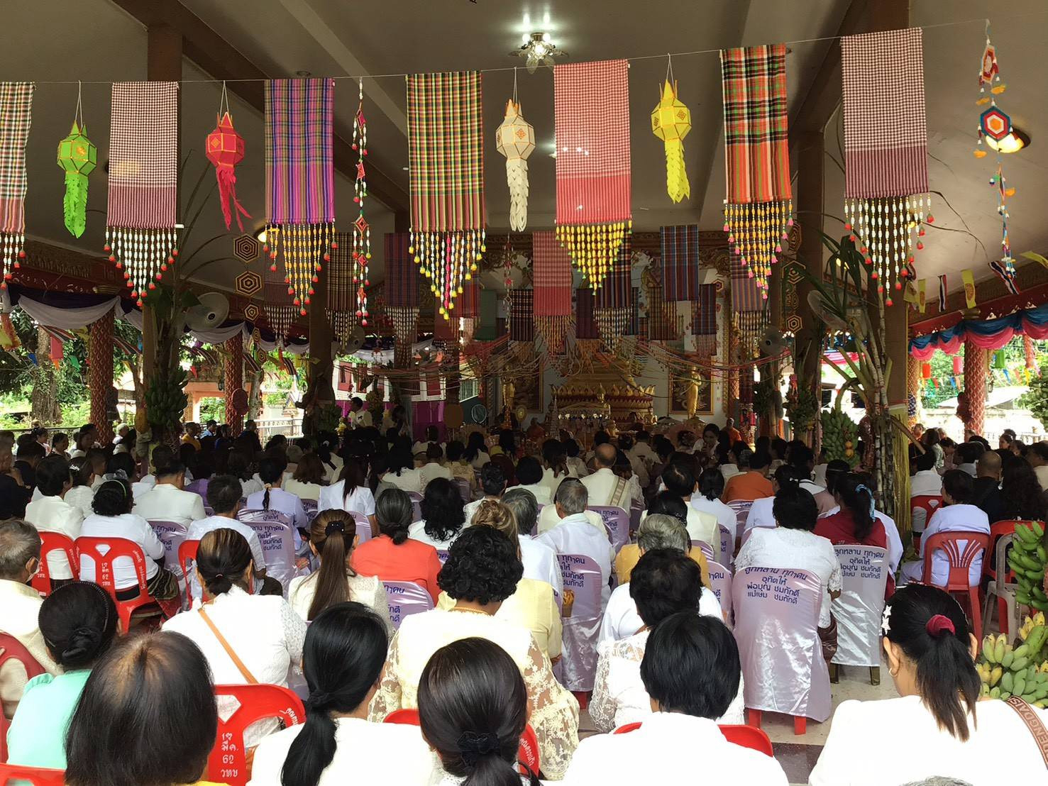 ภาพร่วมพิธีกรรมวัดทรายขาว