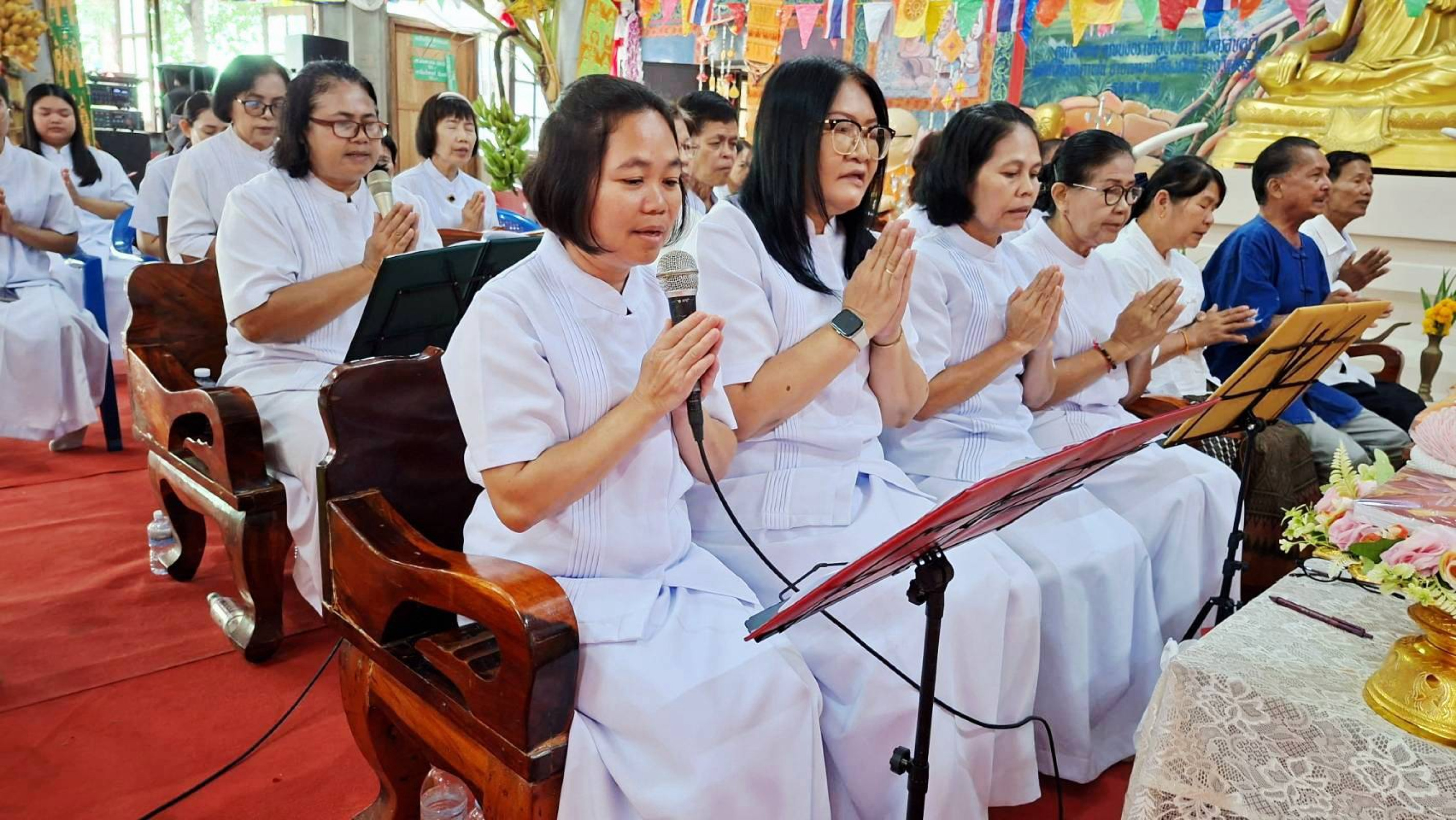 ภาพกล่าวคำถวายกฐินวัดบ้านหนองค่าย