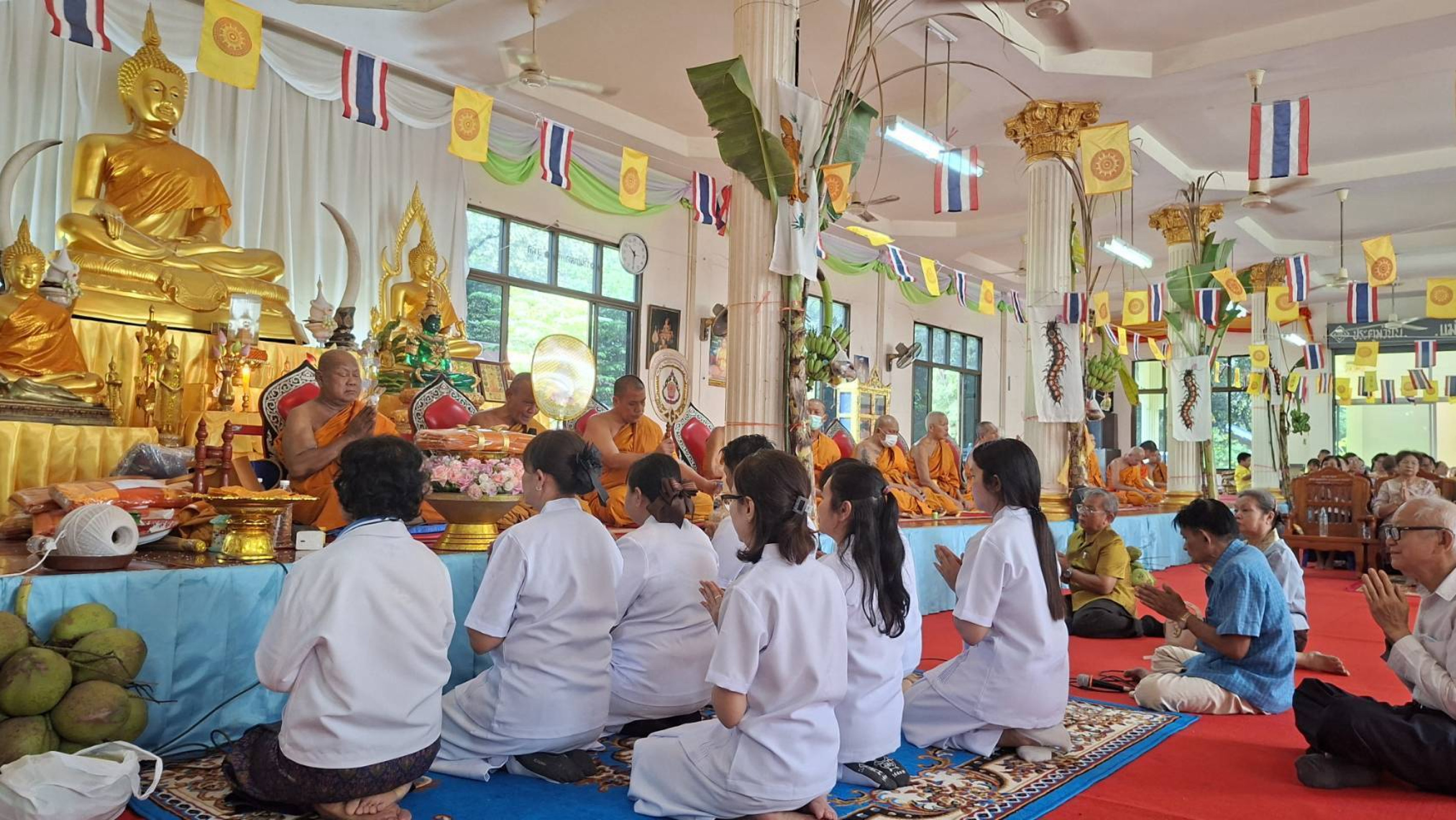 ภาพร่วมพิธีกรรมวัดอินทรวนาราม