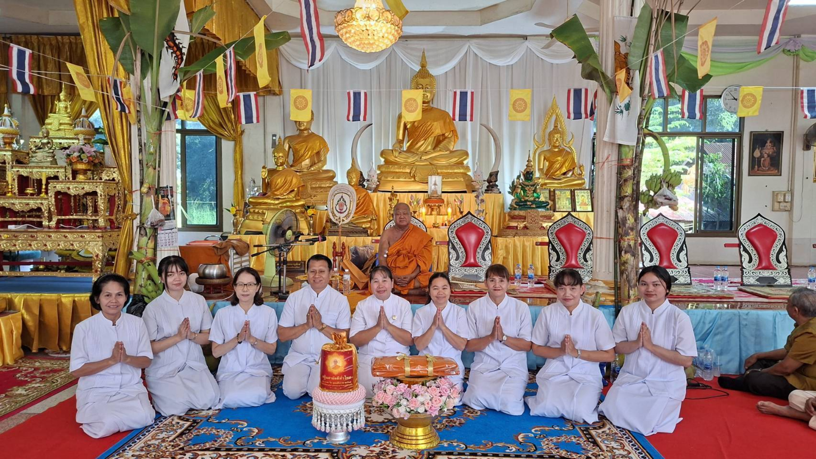 ภาพร่วมพิธีกรรมวัดอินทรวนาราม