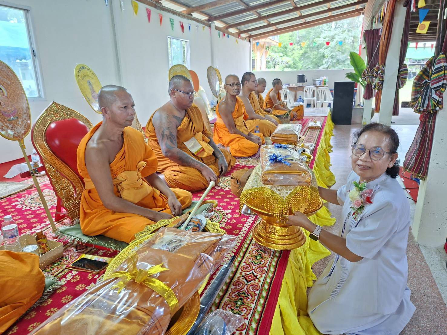 ภาพร่วมพิธีกรรมวัดหนองเทา