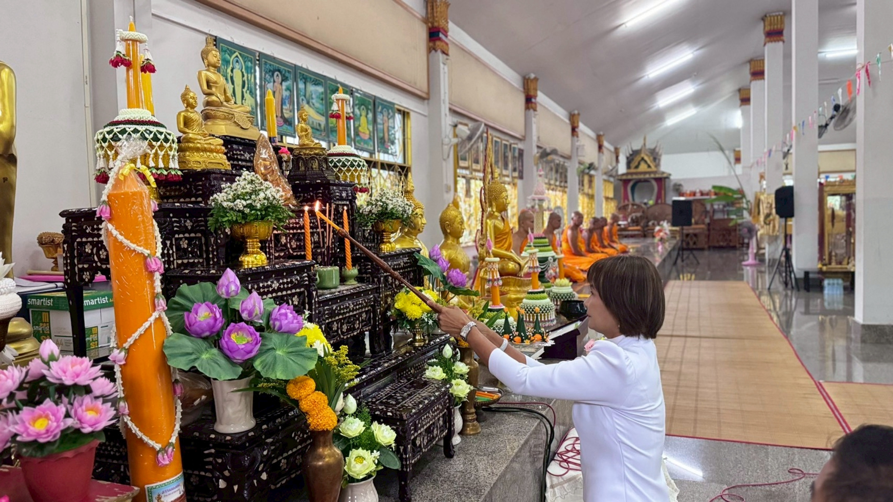 ภาพร่วมพิธีกรรมวัดภูมิรัตนาราม