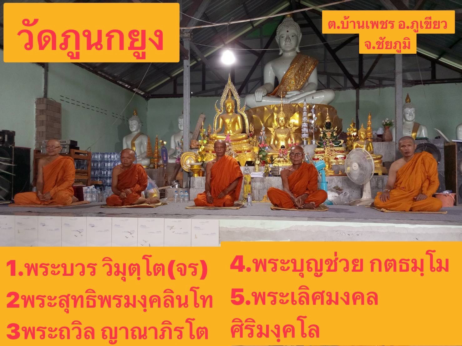 วัดป่าภูนกยูง