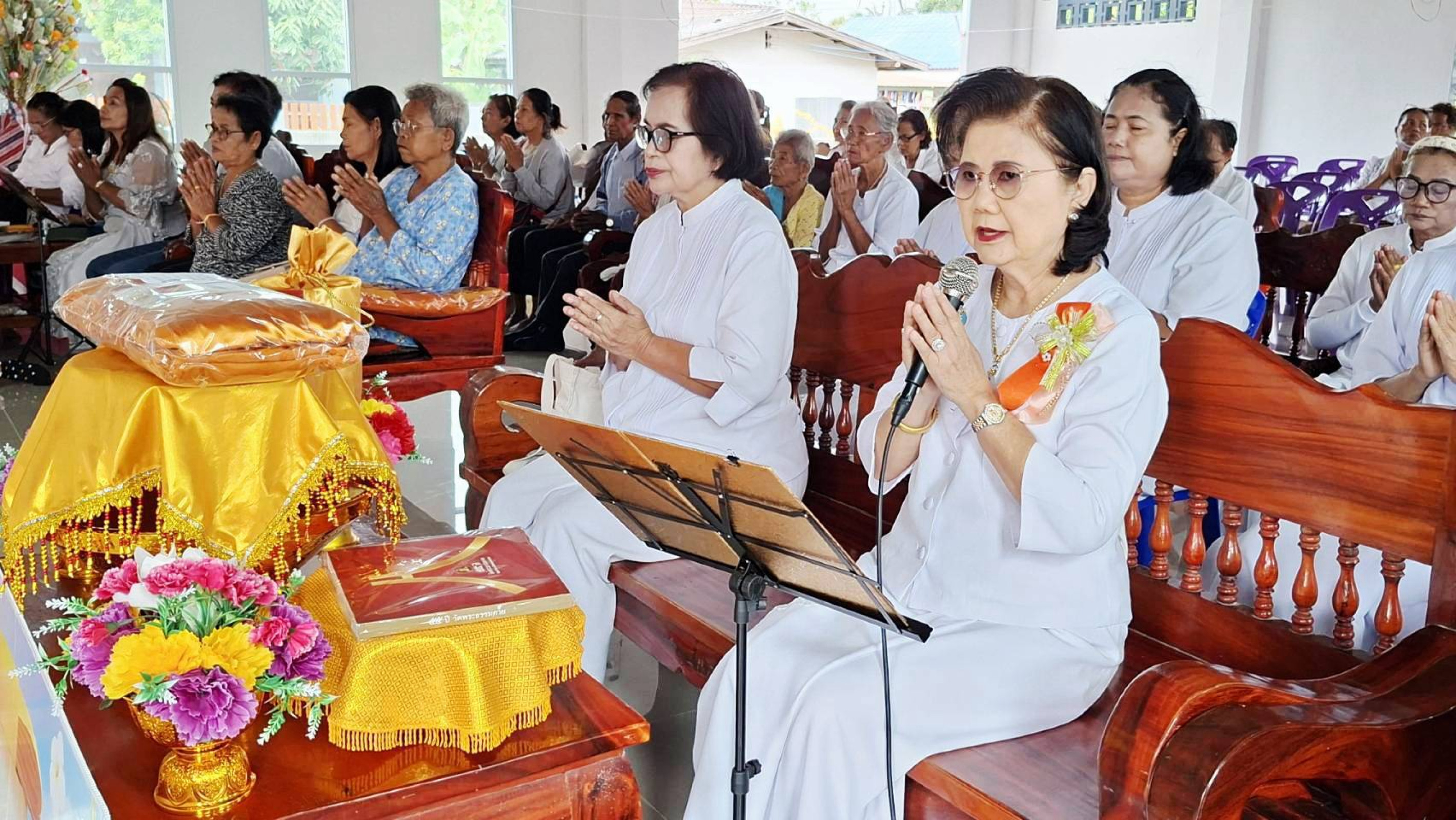 ภาพกล่าวคำถวายกฐินวัดบ้านระเบิกขาม