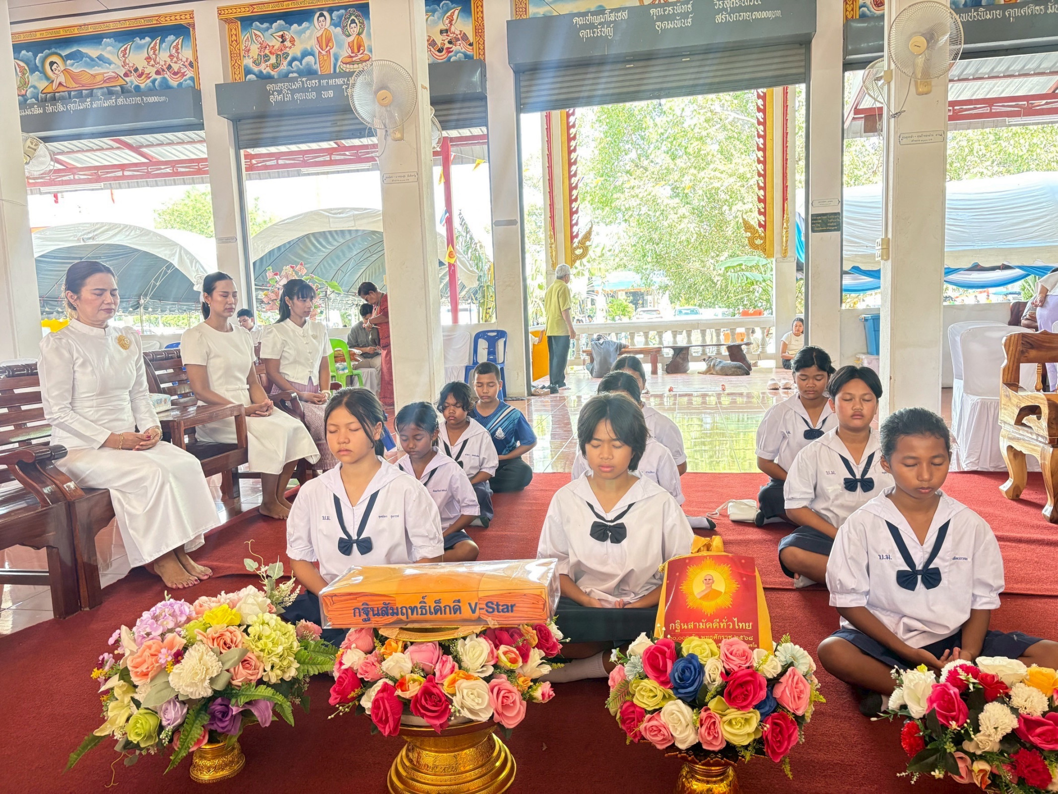 ภาพร่วมพิธีกรรมวัดบ้านหมาก