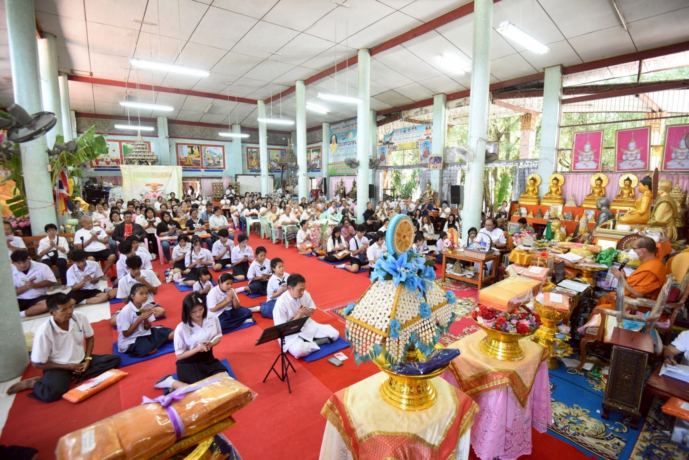 ภาพร่วมพิธีกรรมวัดเขาลาดวนาราม