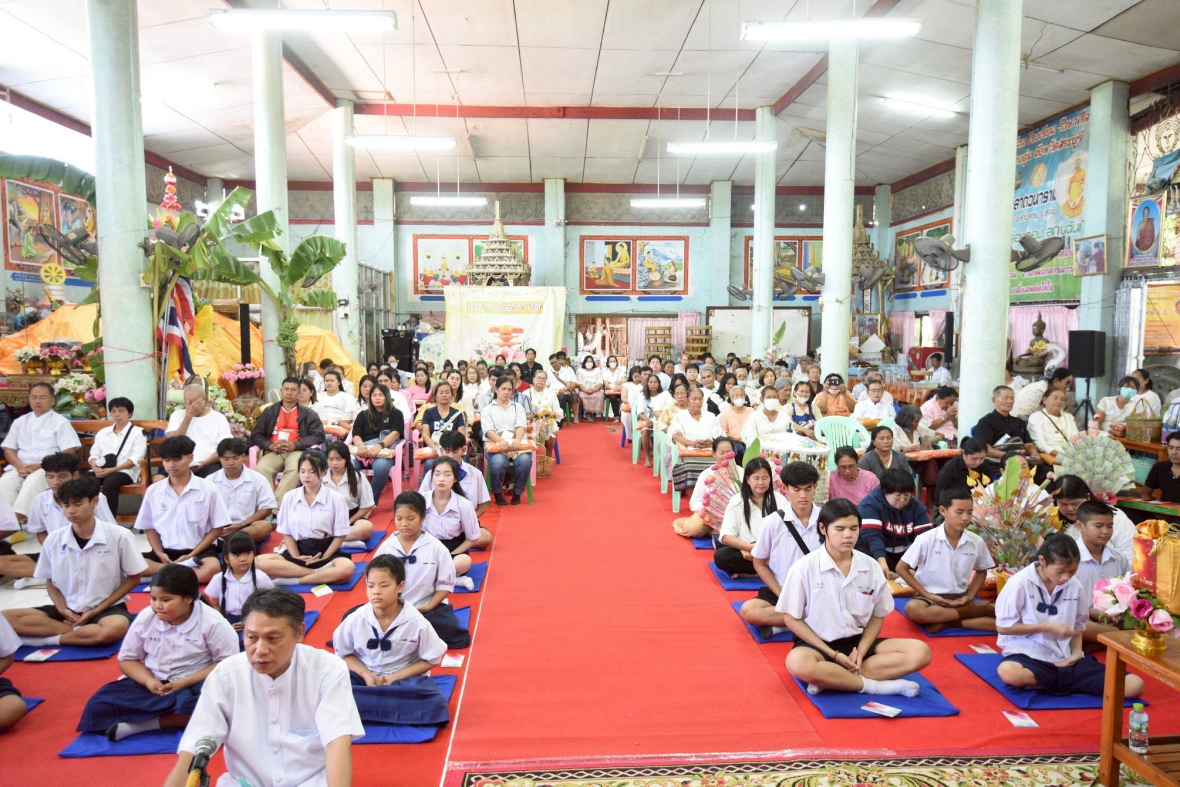 ภาพร่วมพิธีกรรมวัดเขาลาดวนาราม