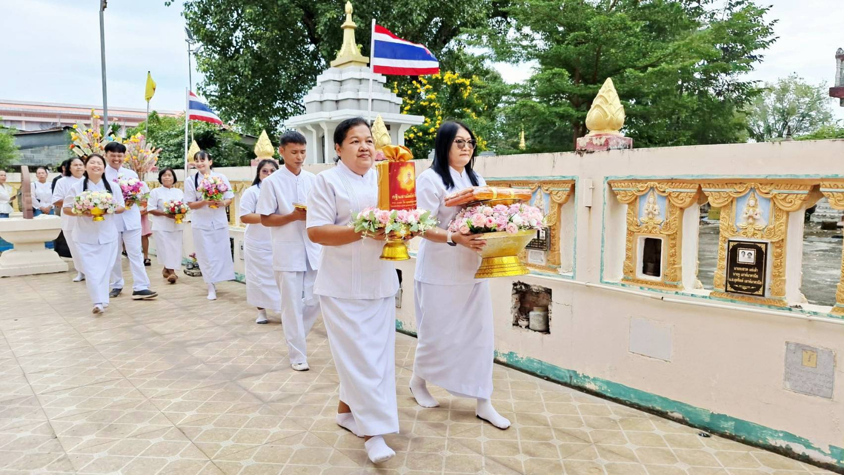 ภาพร่วมขบวนกฐินวัดสุภโสภณ