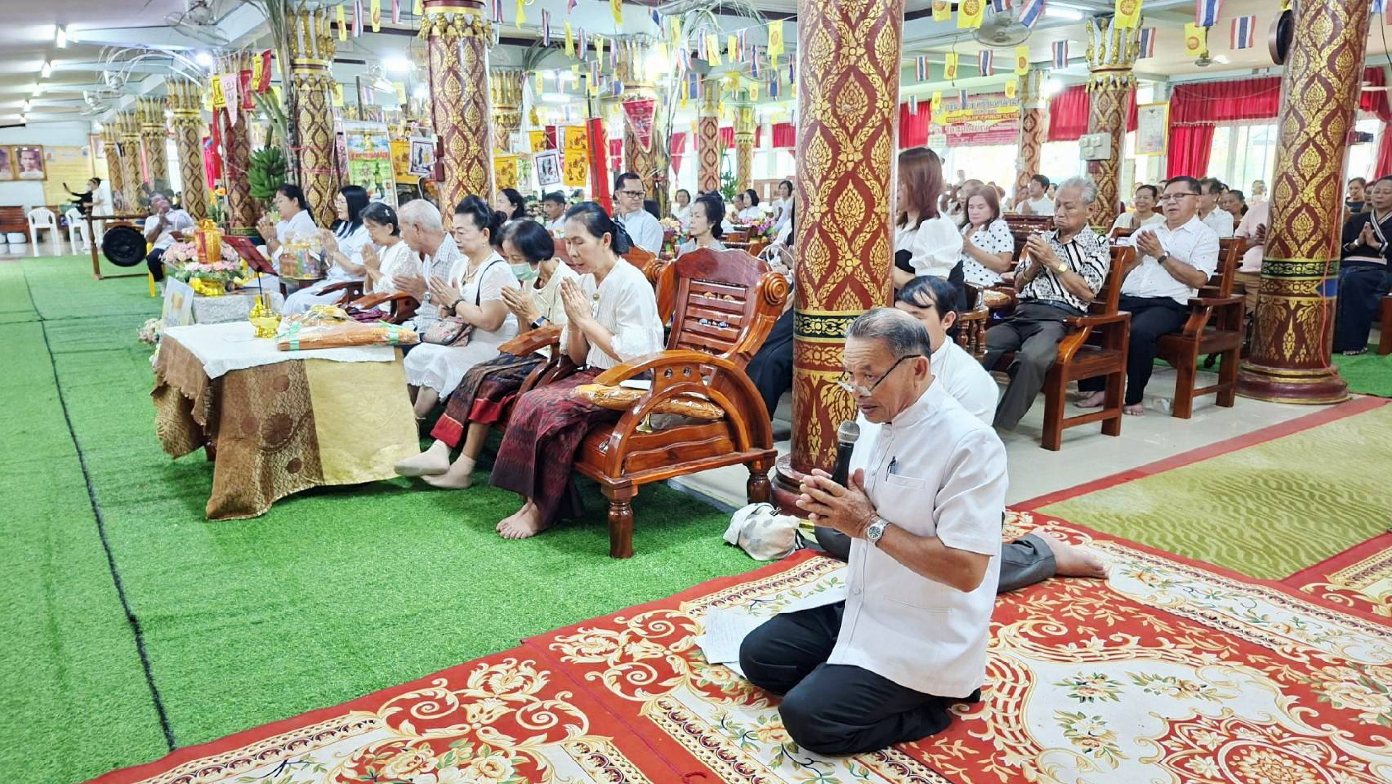 ภาพร่วมพิธีกรรมวัดสุภโสภณ