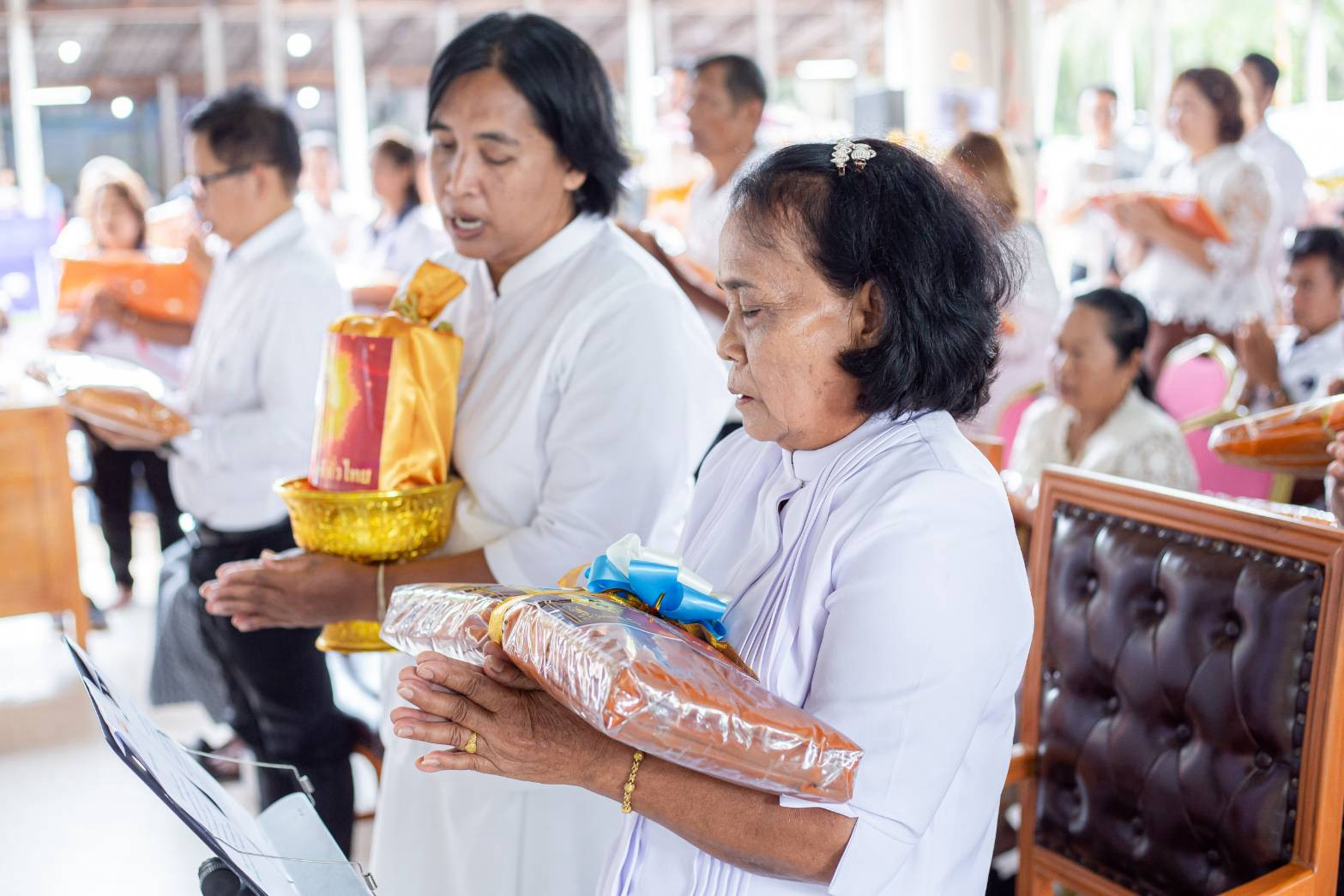 ภาพกล่าวคำถวายกฐินสำนักสงฆ์คลองวัว