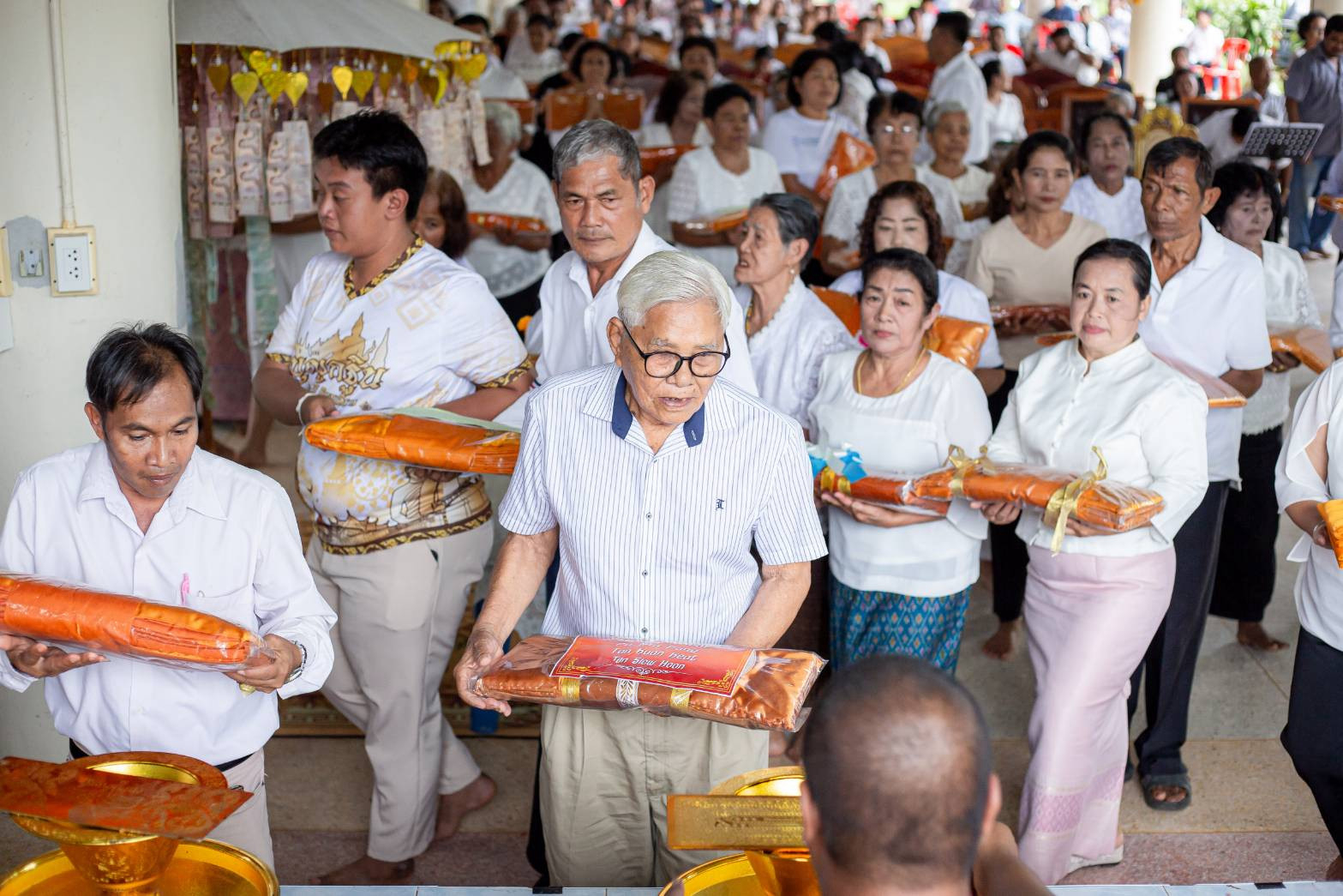 ภาพร่วมพิธีกรรมสำนักสงฆ์คลองวัว