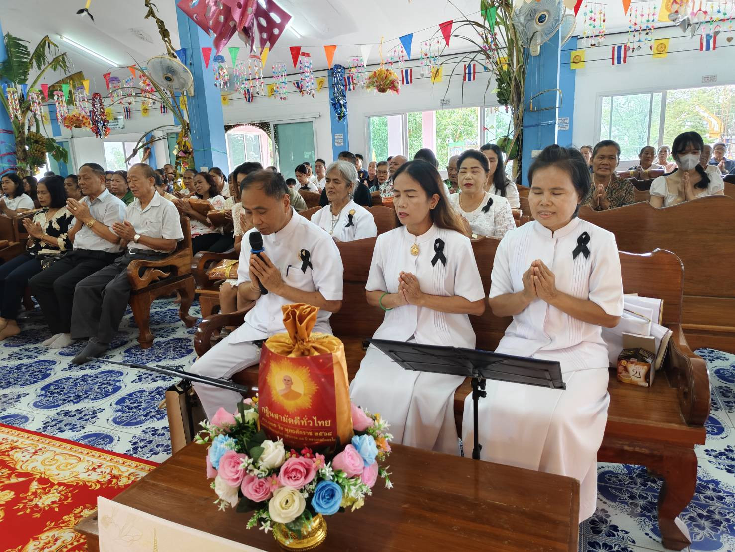 ภาพกล่าวคำถวายกฐินวัดธรรมธาราม