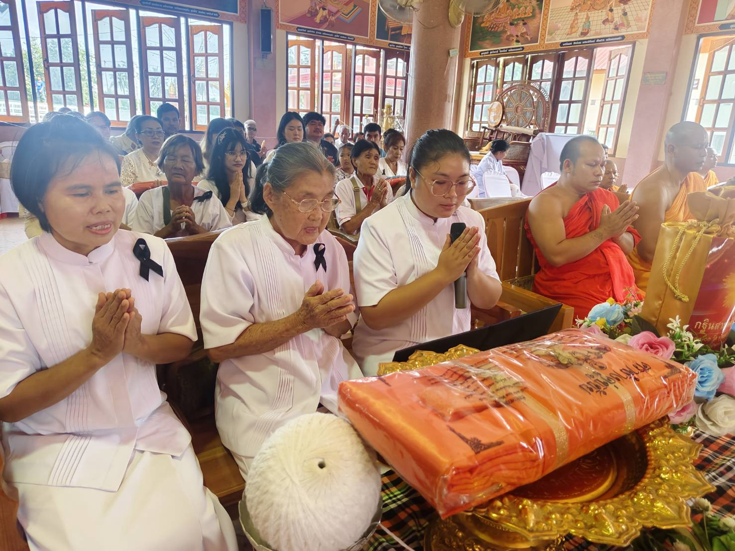 ภาพกล่าวคำถวายกฐินวัดคลองสุขใจ