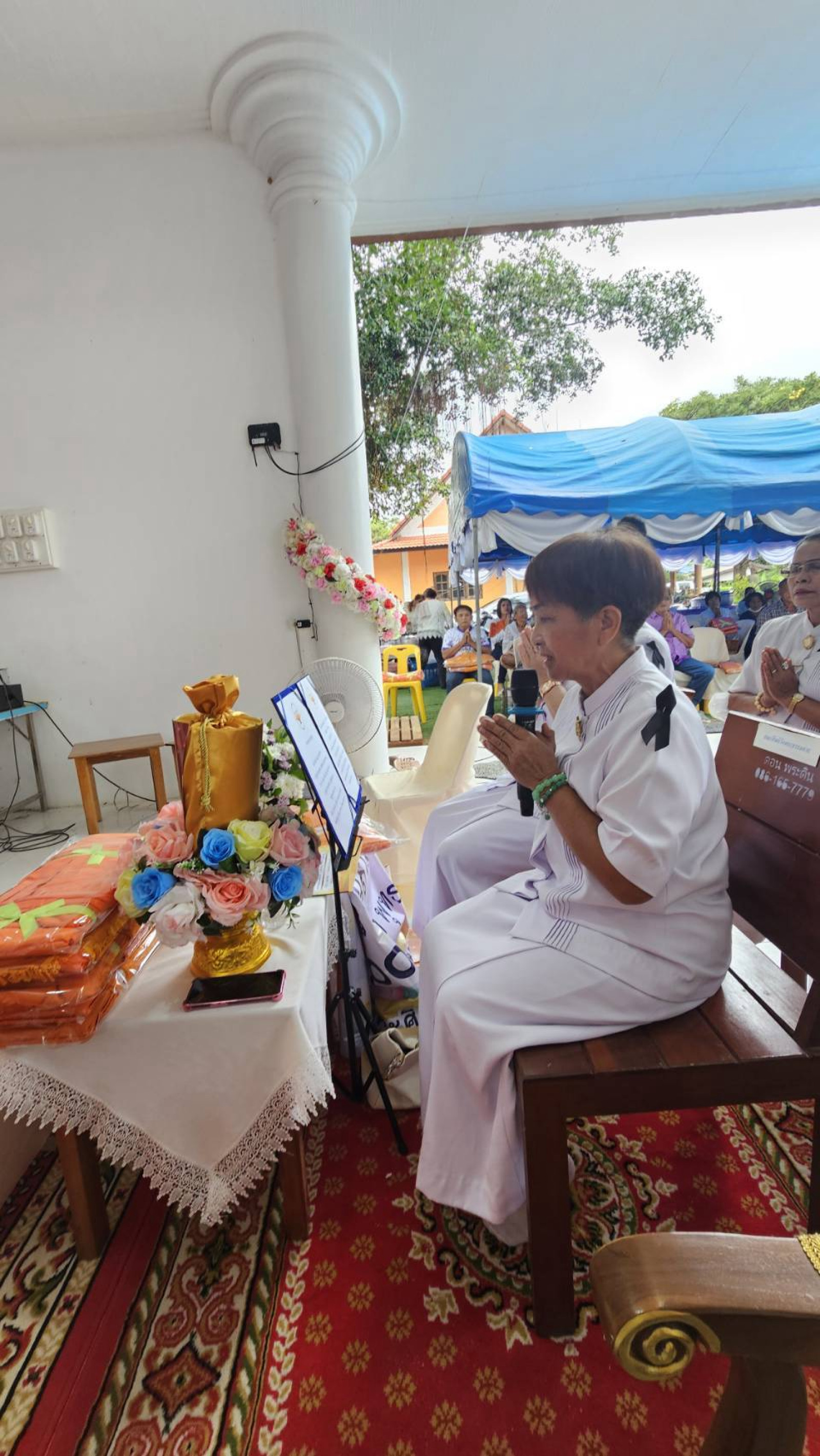 ภาพกล่าวคำถวายกฐินวัดพรหมนิมิต